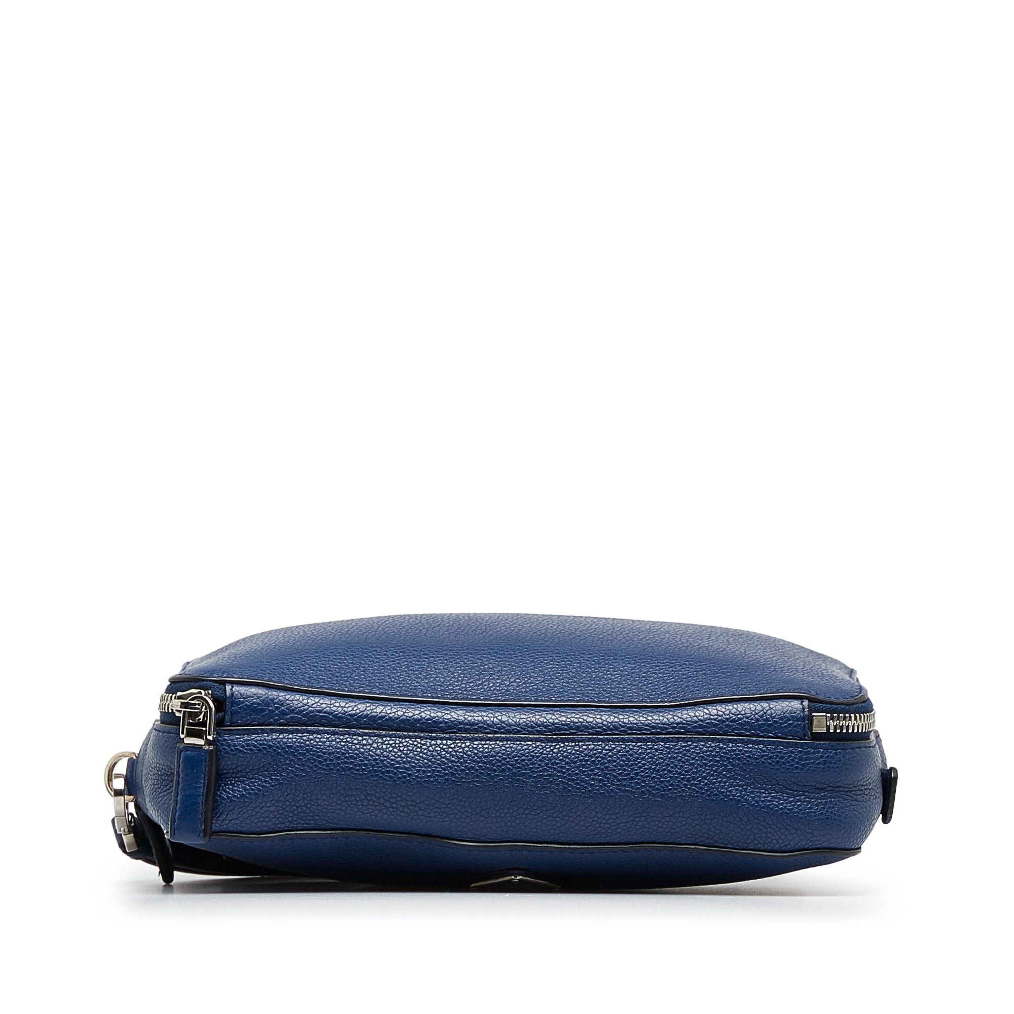 Prada Prada Vitello Daino Clutch Bag Blue Size ONE SIZE - 4 Thumbnail