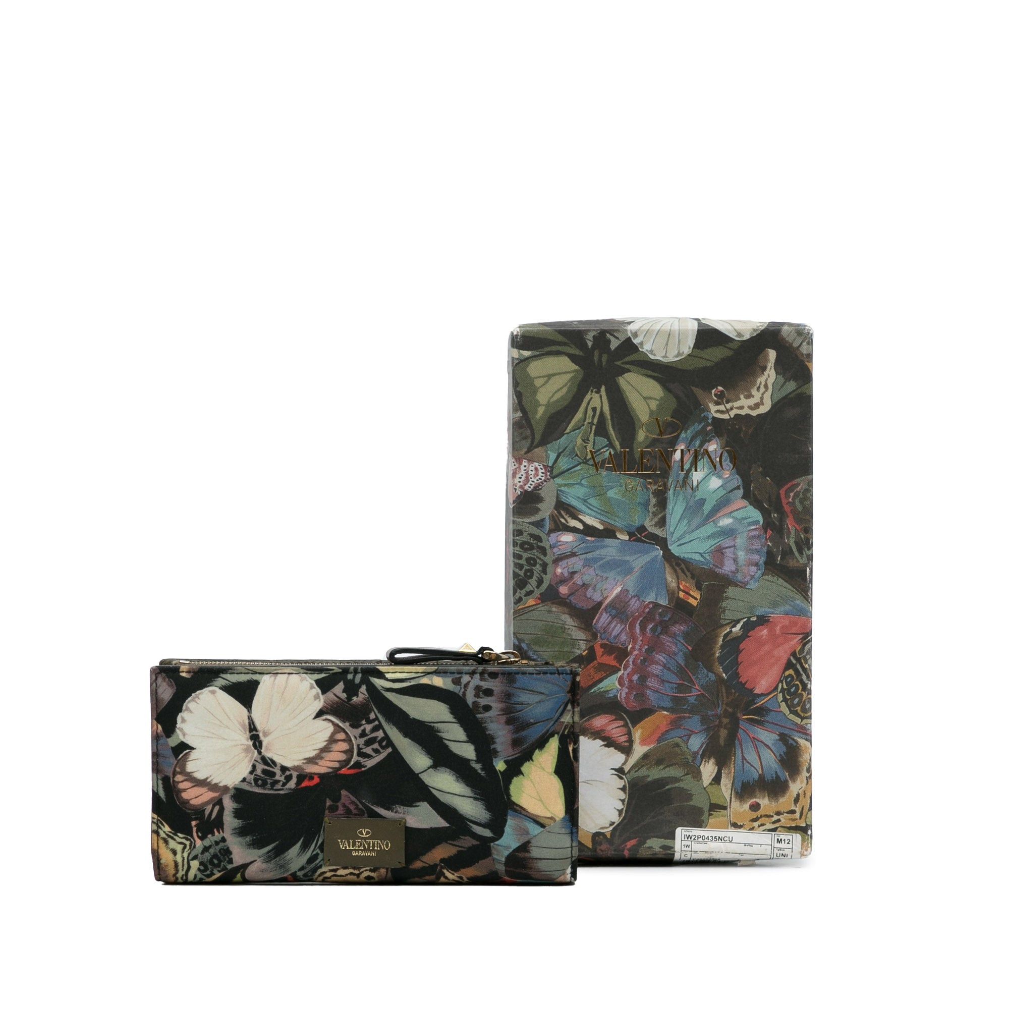 Valentino Valentino Printed Canvas Wallet Black Size ONE SIZE - 17 Thumbnail