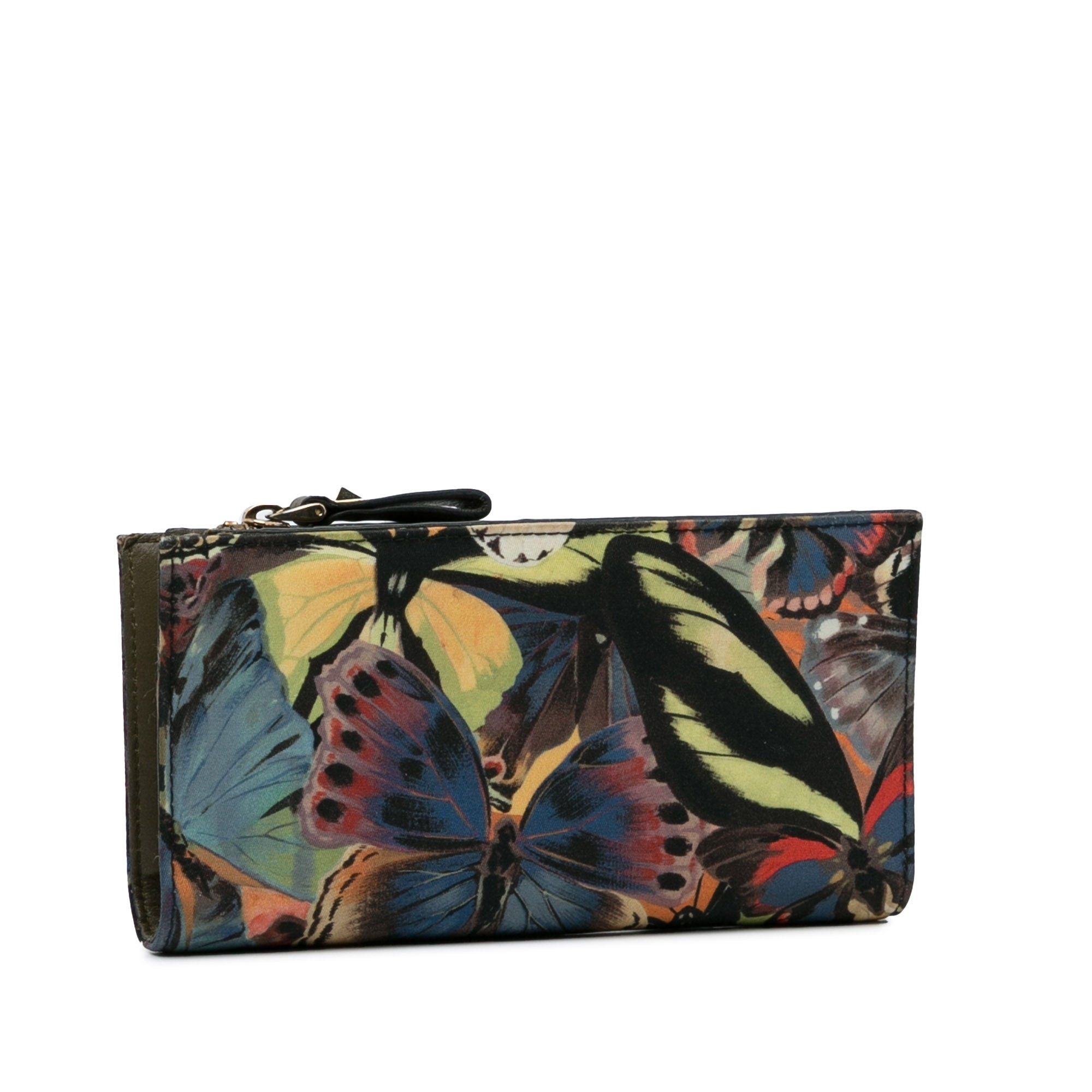 Valentino Valentino Printed Canvas Wallet Black Size ONE SIZE - 6 Thumbnail