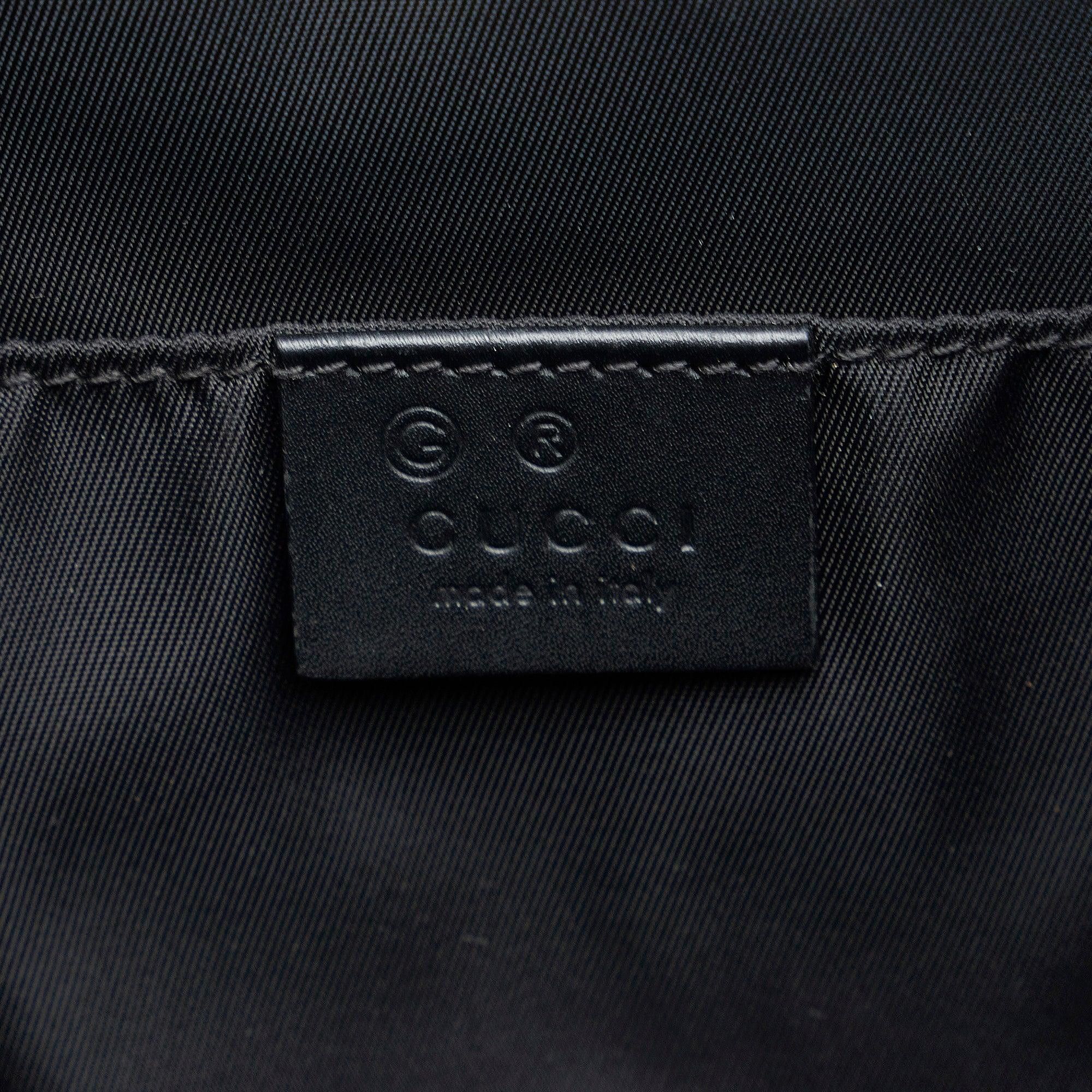 Gucci Gucci Techno Web Clutch Black Size ONE SIZE - 6 Thumbnail
