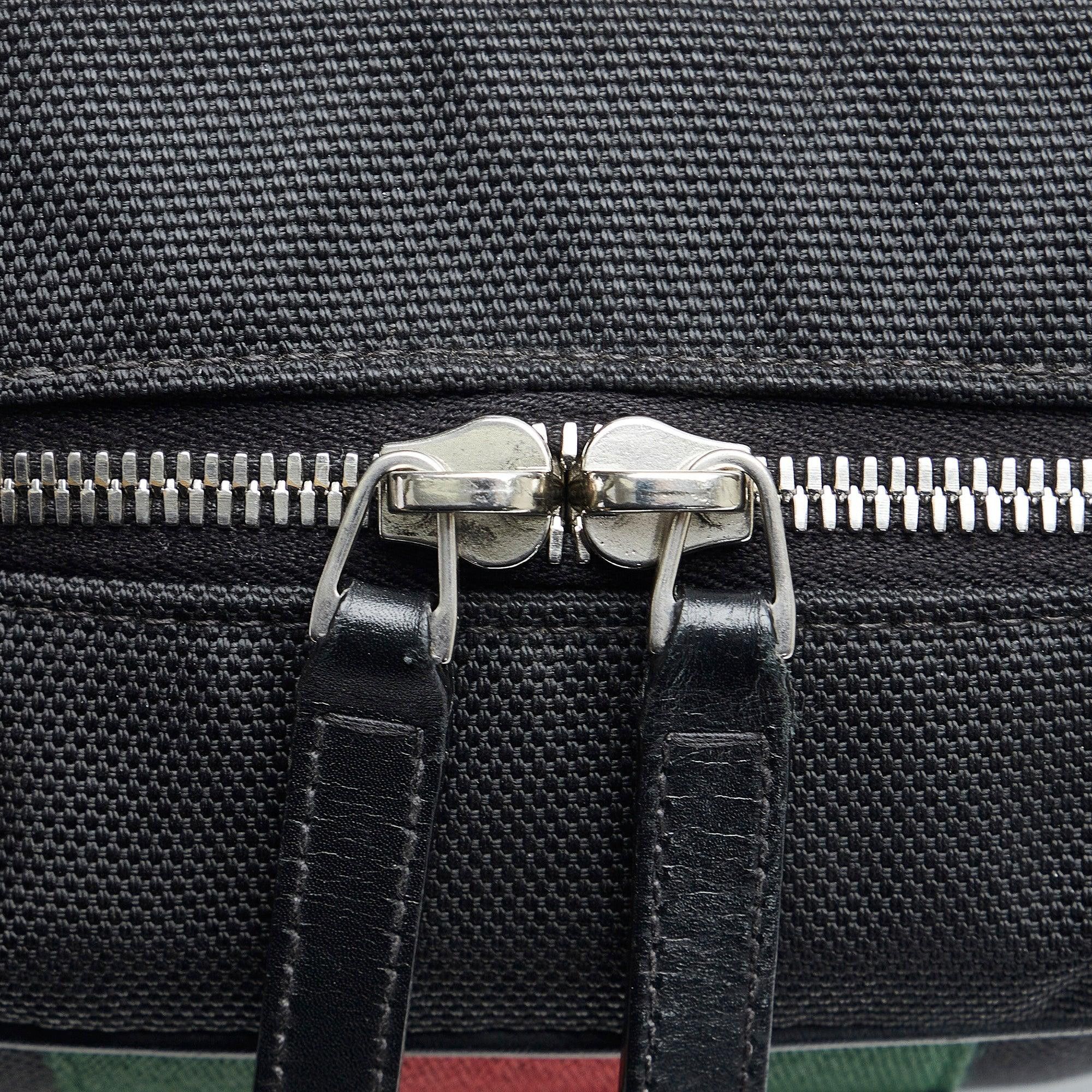 Gucci Gucci Techno Web Clutch Black Size ONE SIZE - 8 Thumbnail