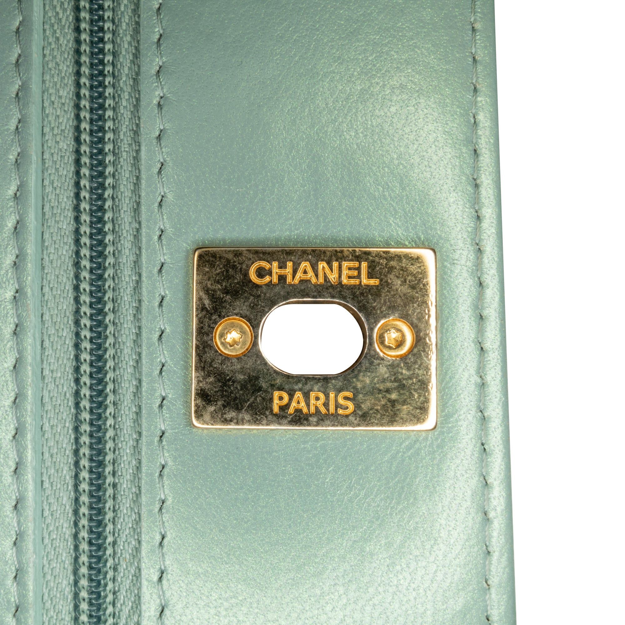 Chanel Chanel Lambskin Trendy CC Wallet On Chain Blue Size ONE SIZE - 7 Thumbnail
