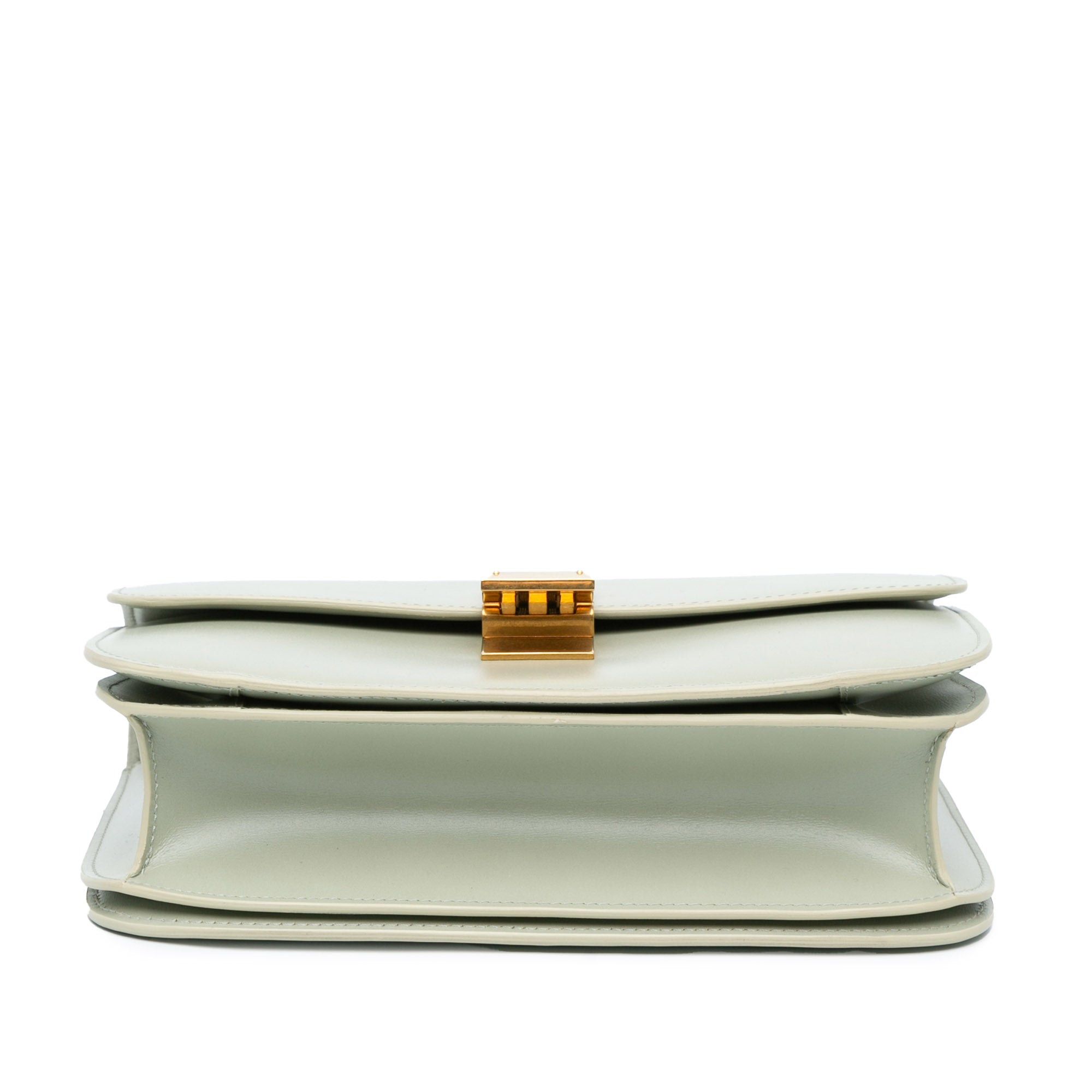 Celine Celine Medium Calfskin Classic Box Green Size ONE SIZE - 3 Thumbnail