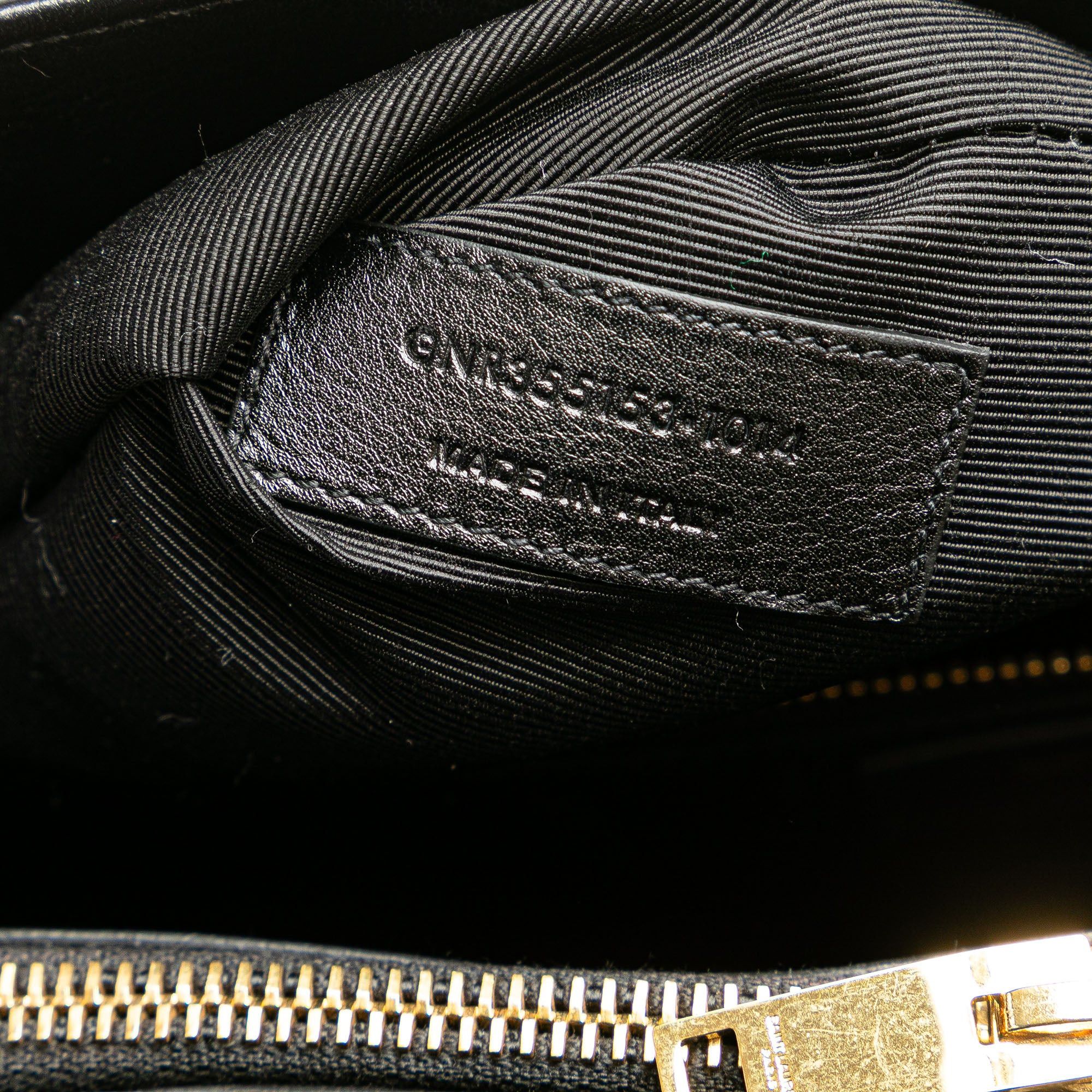Saint Laurent Paris Saint Laurent Small Bicolor Leather Sac de Jour Satchel White Size ONE SIZE - 7 Thumbnail