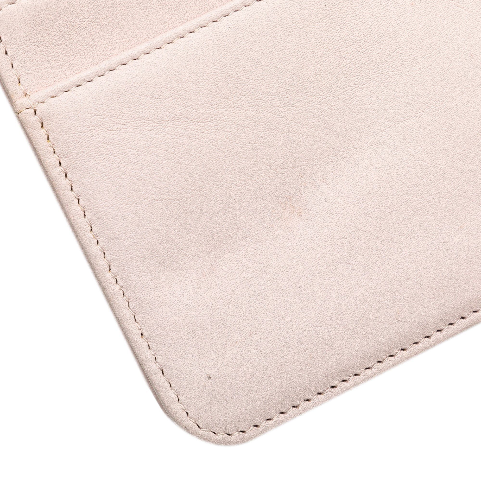Chanel Chanel Canvas Deauville Wallet On Chain Pink Size ONE SIZE - 8 Thumbnail