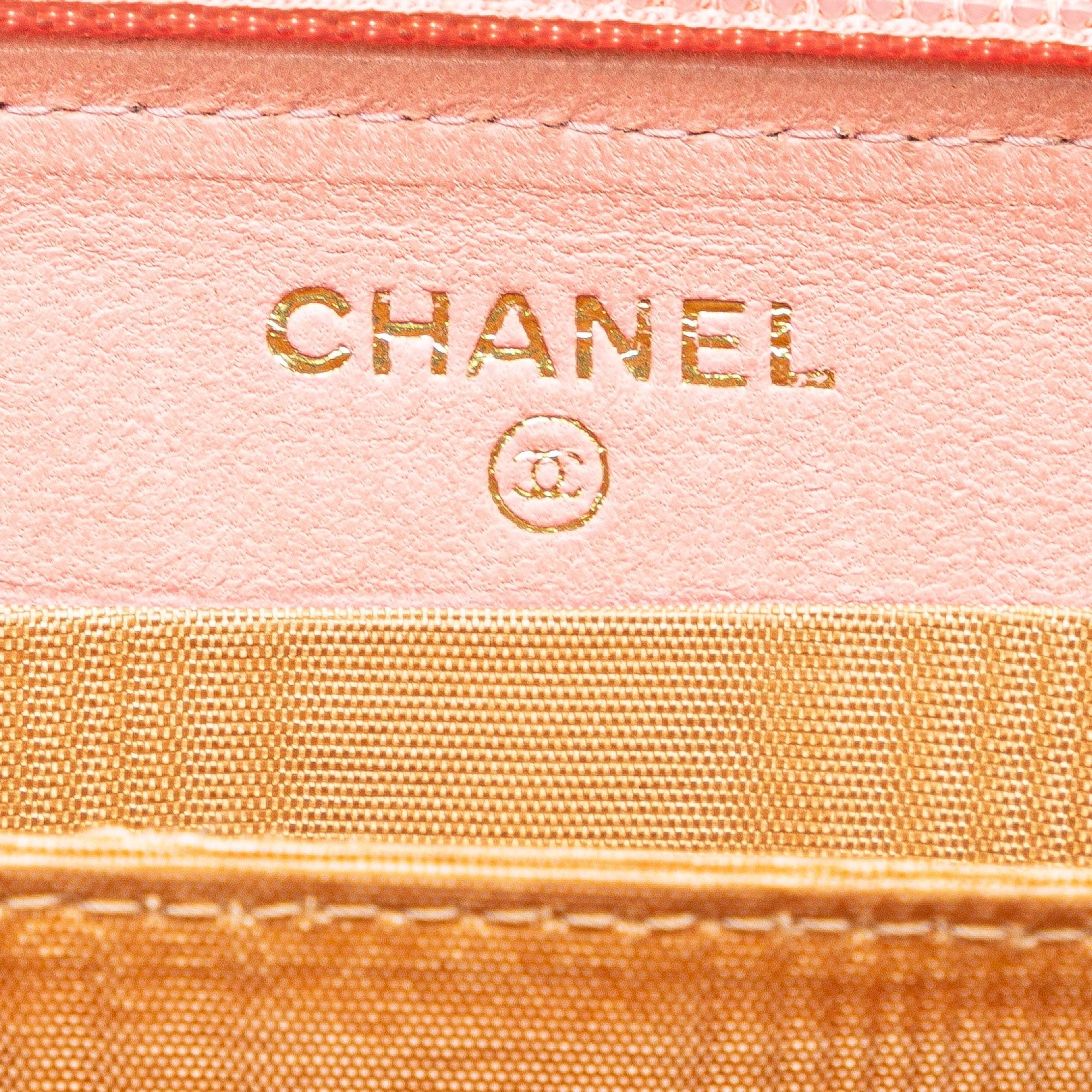 Chanel Chanel CC Caviar Continental Zip Wallet Pink Size ONE SIZE - 9 Thumbnail