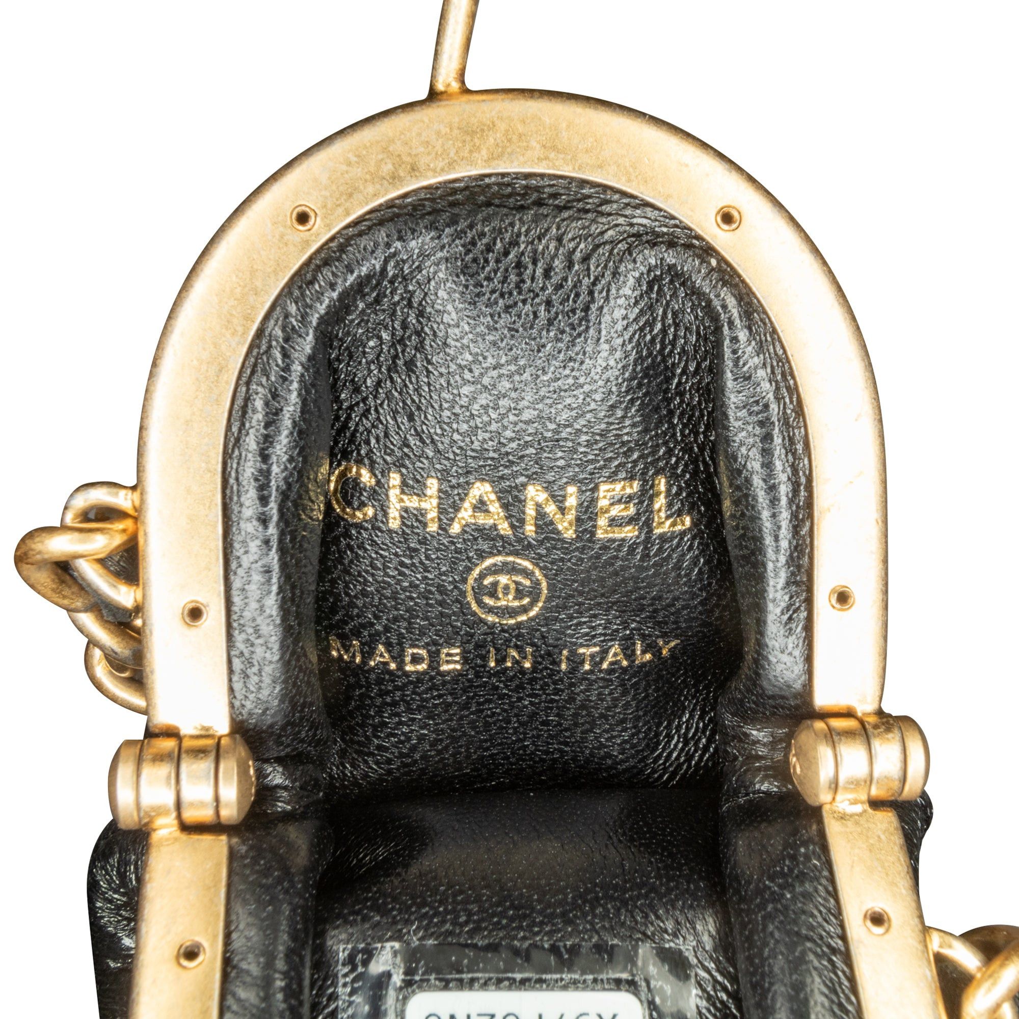 Chanel Chanel CC Quilted Lambskin Lipstick Case on Chain Black Size ONE SIZE - 5 Thumbnail