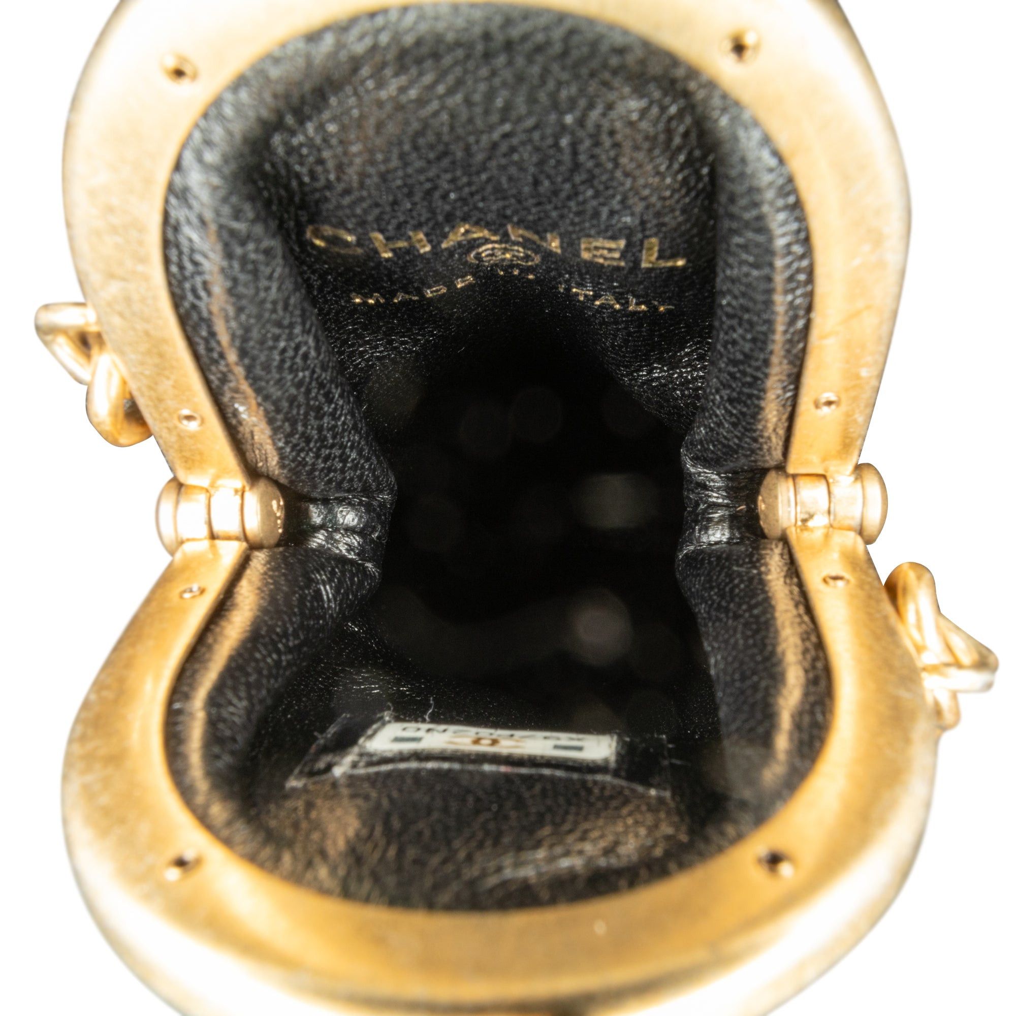 Chanel Chanel CC Quilted Lambskin Lipstick Case on Chain Black Size ONE SIZE - 4 Thumbnail