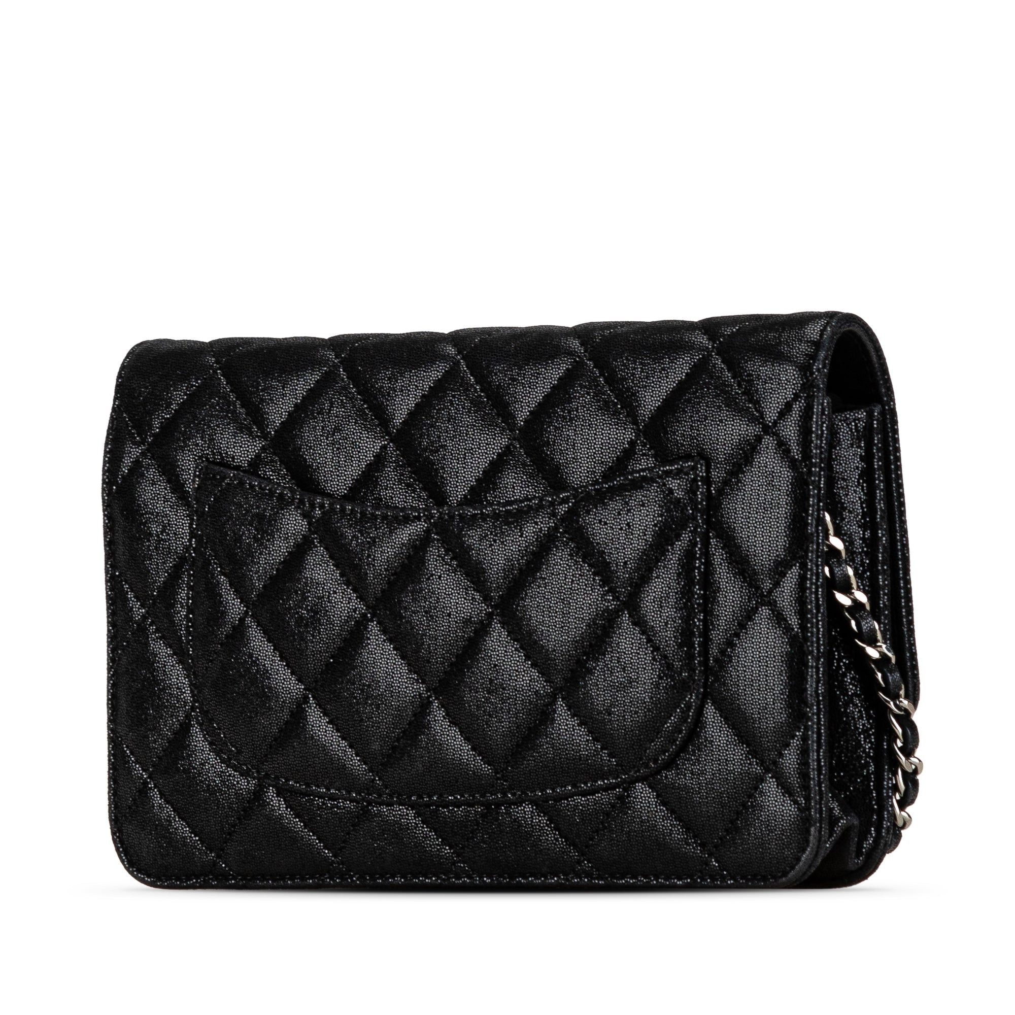Chanel Chanel Iridescent Caviar Crystal CC Wallet On Chain Black Size ONE SIZE - 2 Thumbnail