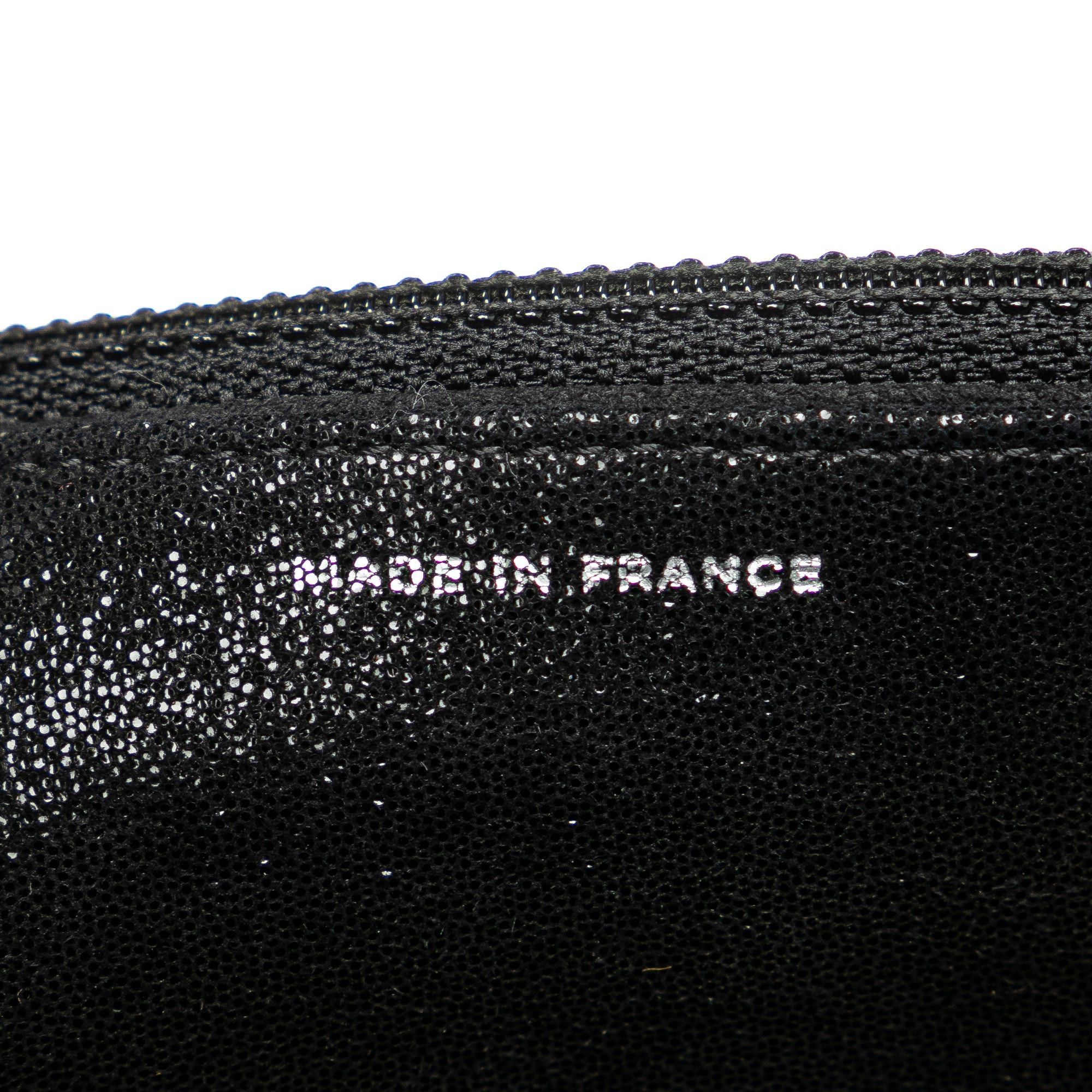 Chanel Chanel Iridescent Caviar Crystal CC Wallet On Chain Black Size ONE SIZE - 6 Thumbnail