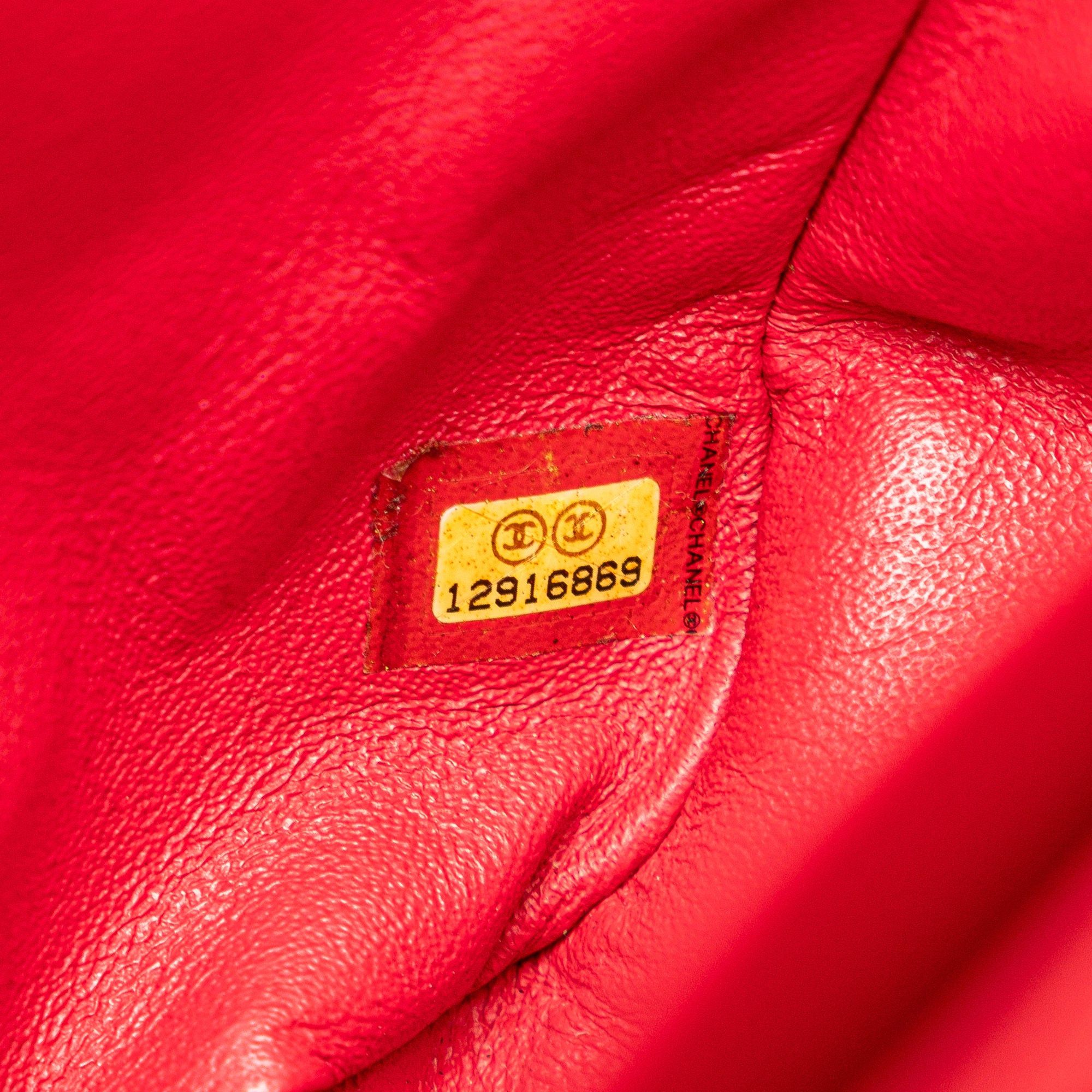 Chanel Chanel Jumbo Classic Caviar Single Flap Red Size ONE SIZE - 5 Thumbnail