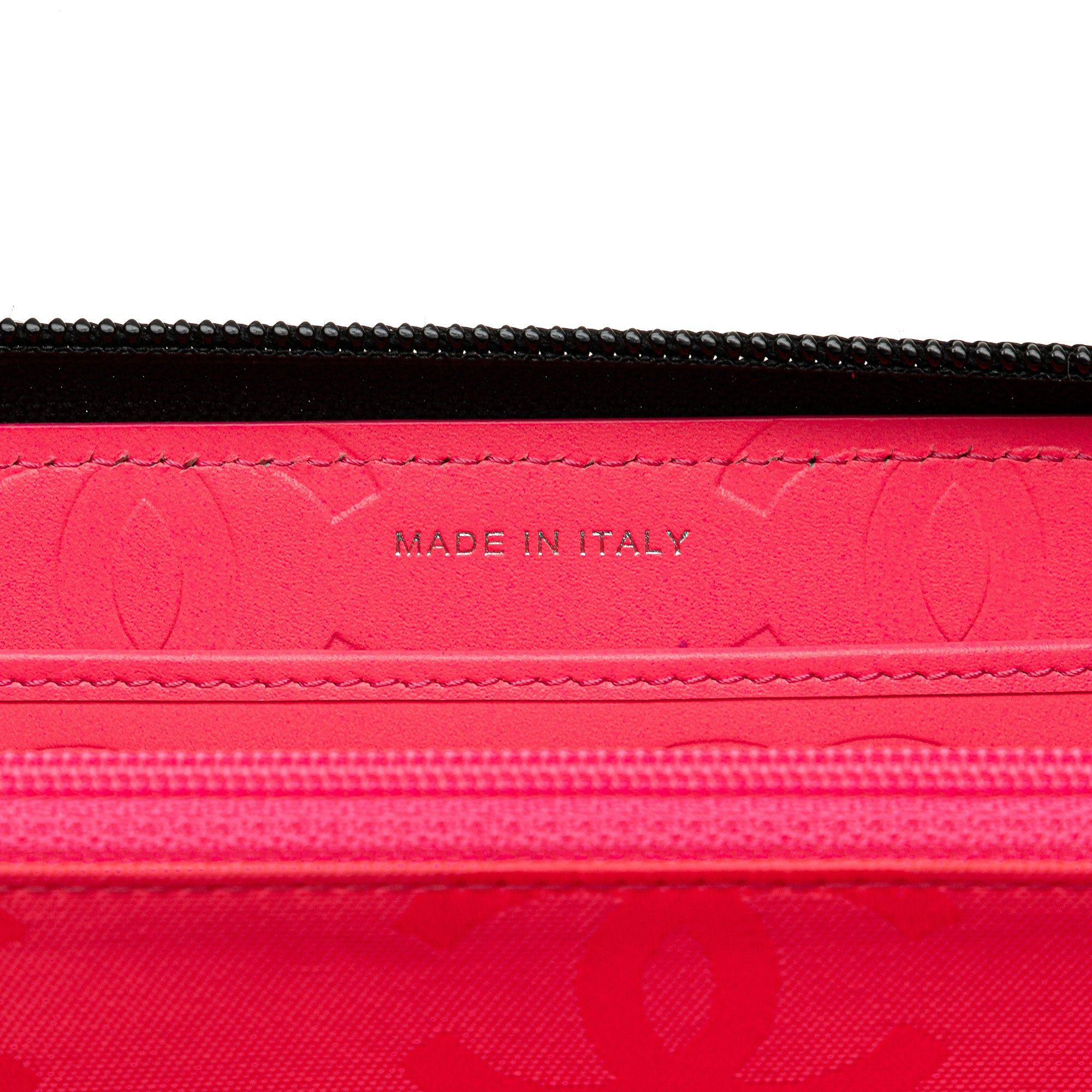 Chanel Chanel Lambskin Cambon Ligne Zip Around Long Wallet Black Size ONE SIZE - 7 Thumbnail