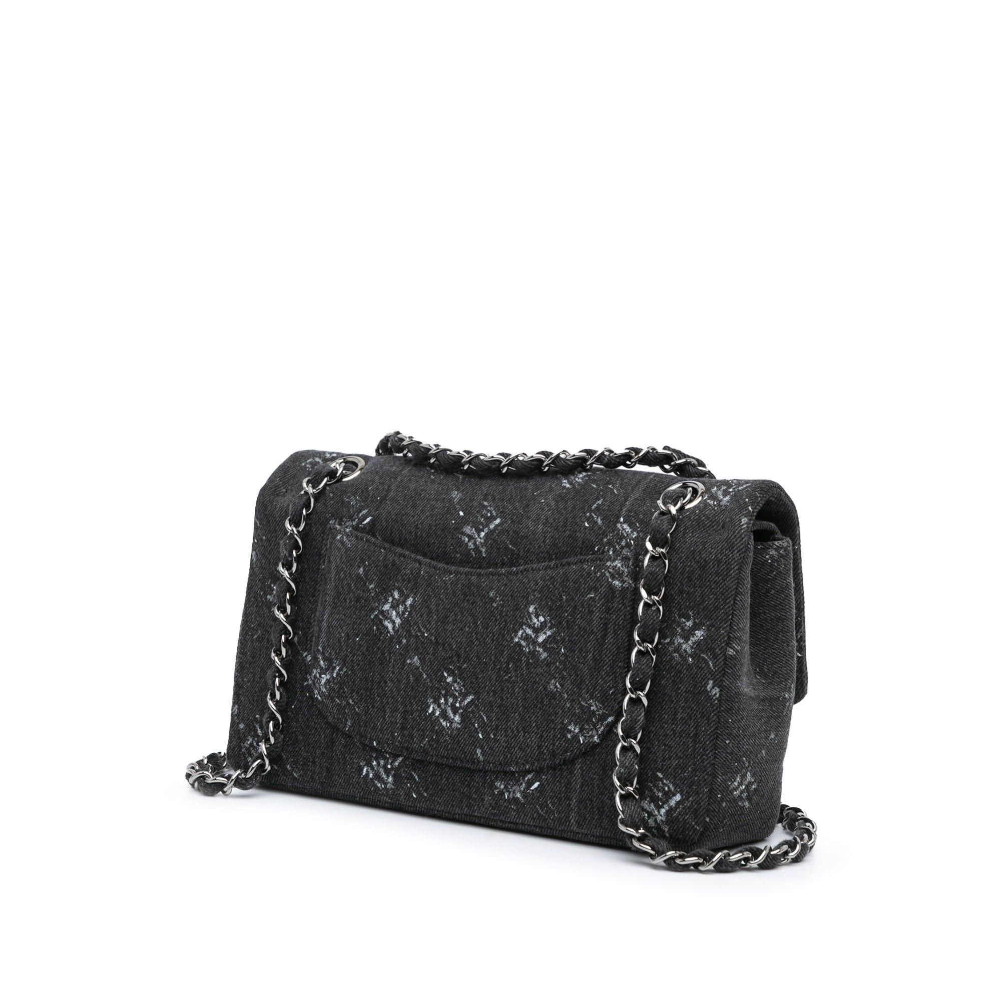 Chanel Chanel Medium Denim Double Flap Black Size ONE SIZE - 2 Thumbnail