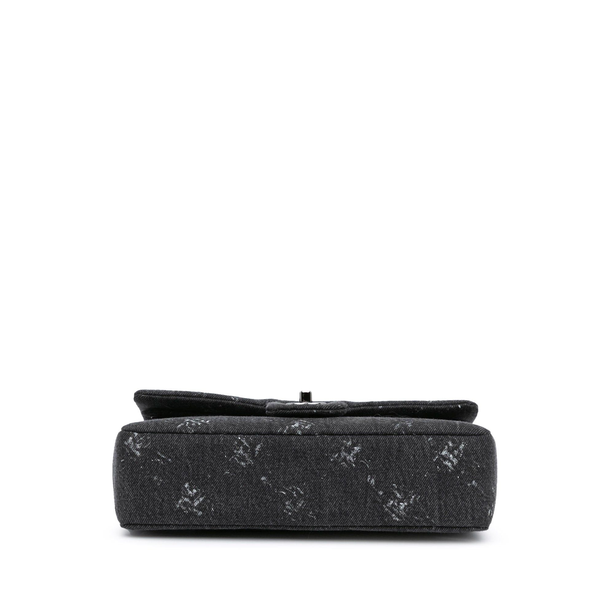 Chanel Chanel Medium Denim Double Flap Black Size ONE SIZE - 3 Thumbnail