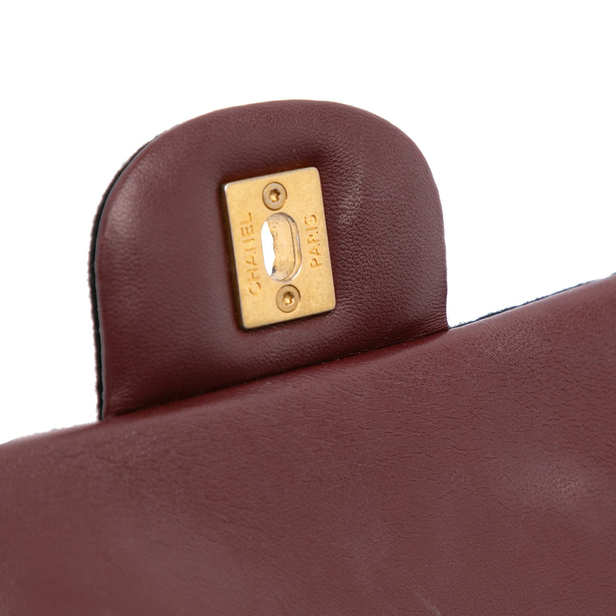 Chanel Chanel Mini Rectangular Felt Paris-Hamburg Charms Flap Black Size ONE SIZE - 7 Thumbnail