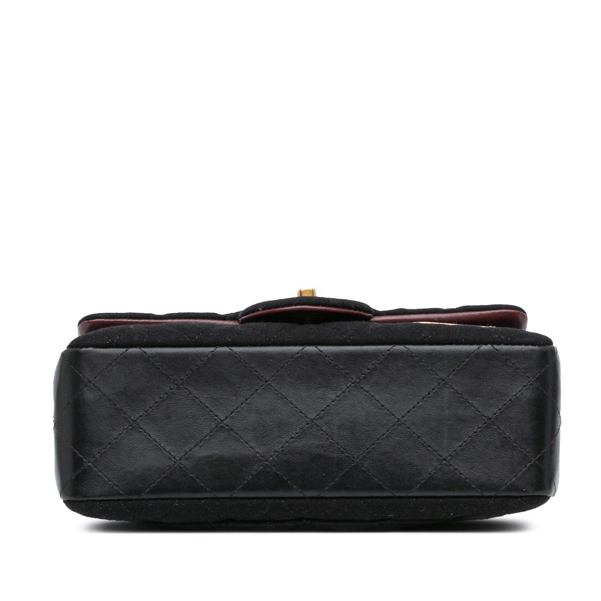 Chanel Chanel Mini Rectangular Felt Paris-Hamburg Charms Flap Black Size ONE SIZE - 3 Thumbnail