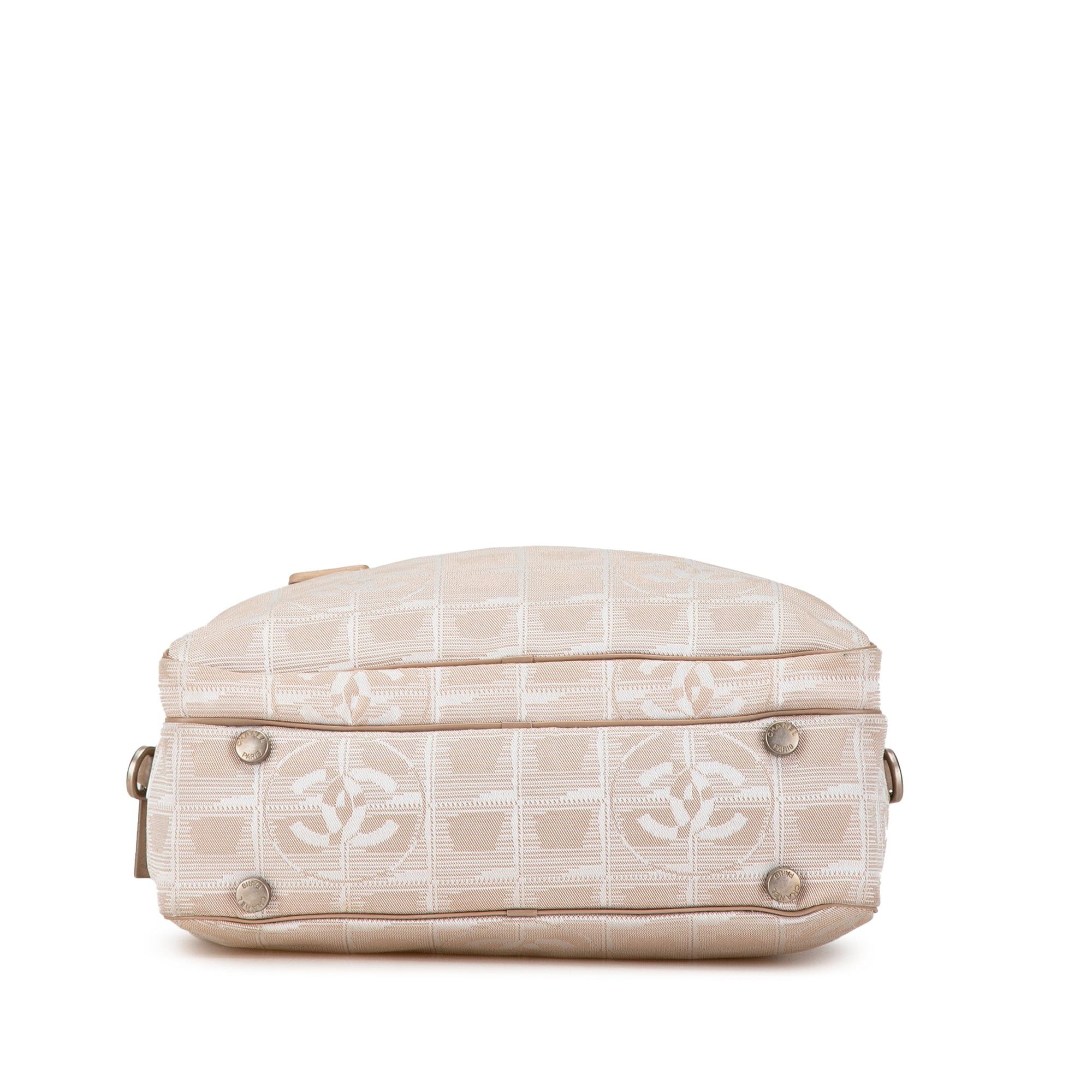 Chanel Chanel Nylon New Travel Line Satchel Brown Size ONE SIZE - 3 Thumbnail