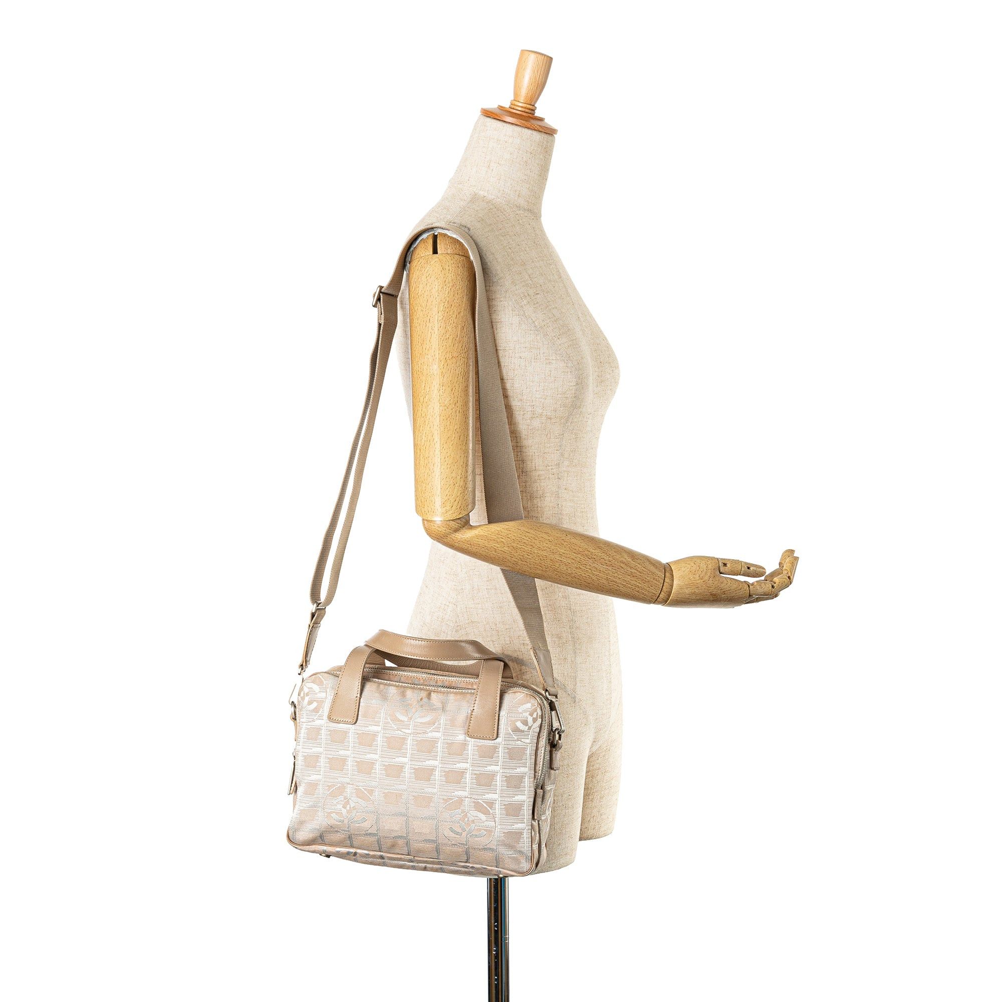 Chanel Chanel Nylon New Travel Line Satchel Brown Size ONE SIZE - 10 Thumbnail