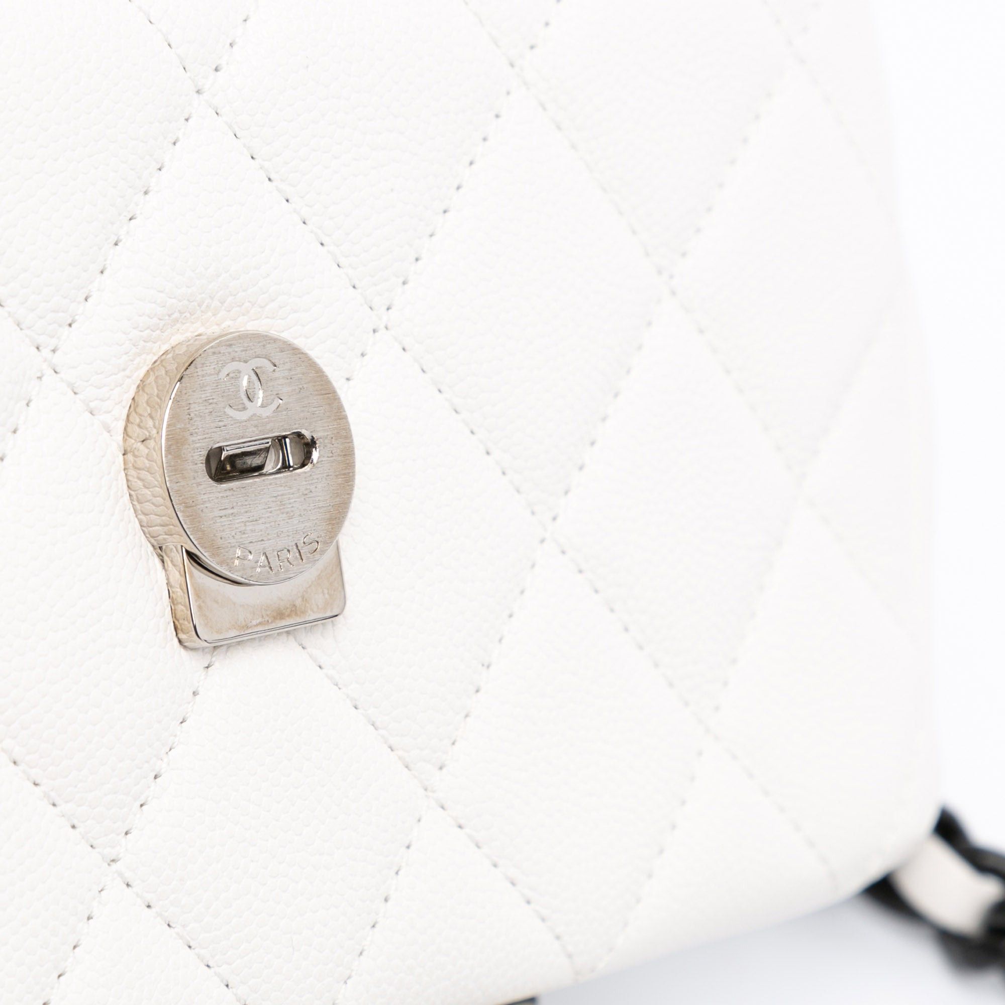 Chanel Chanel Small Quilted Caviar My Everything Flap White Size ONE SIZE - 8 Thumbnail