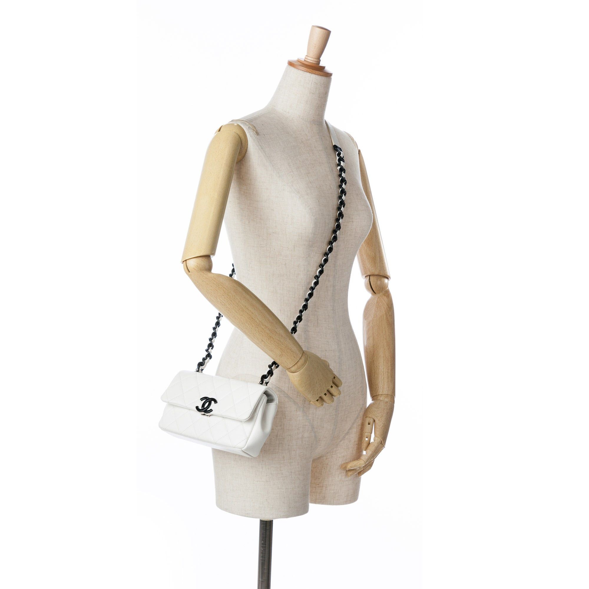 Chanel Chanel Small Quilted Caviar My Everything Flap White Size ONE SIZE - 11 Thumbnail