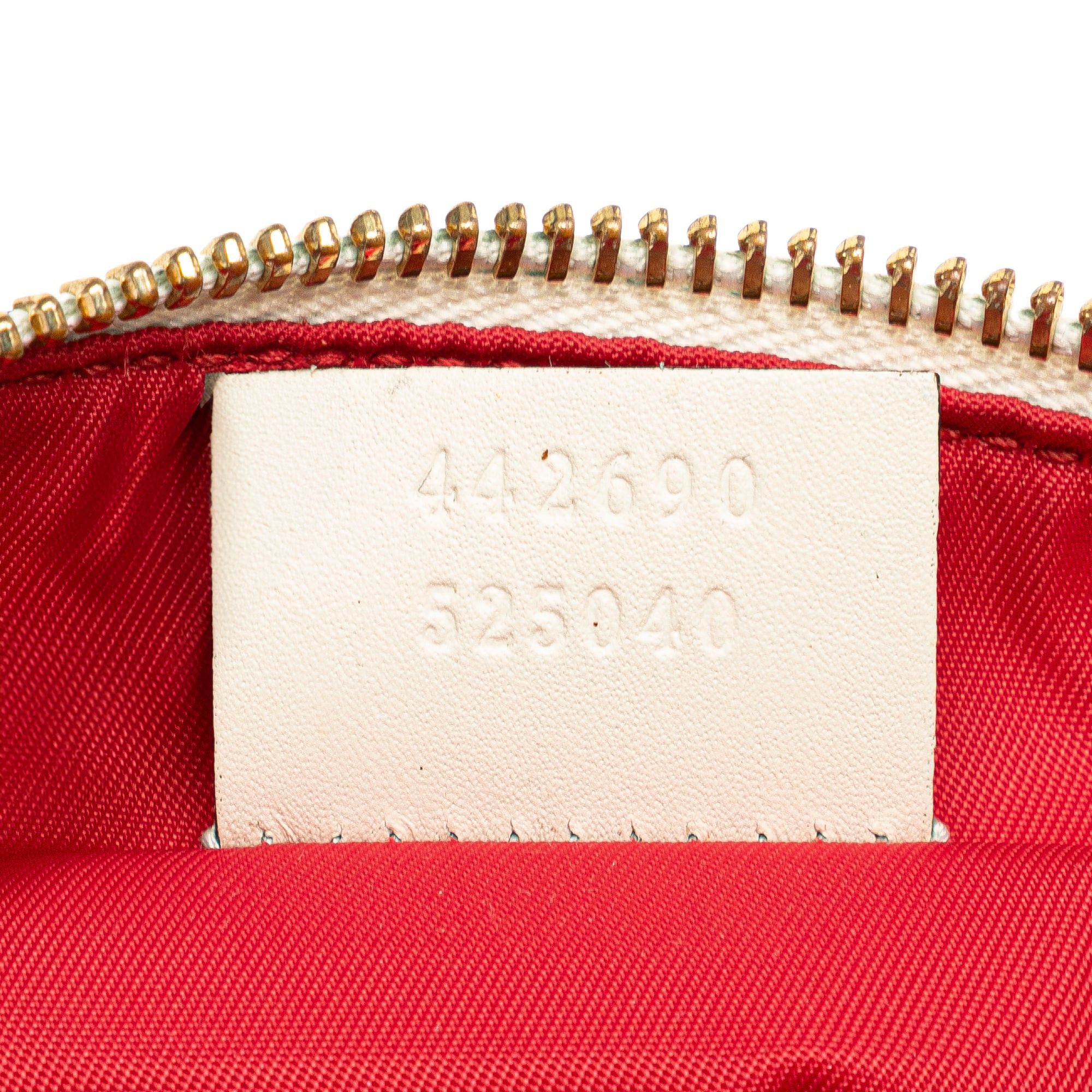 Gucci Gucci GG Marmont Herbarium Pouch Brown Size ONE SIZE - 7 Thumbnail