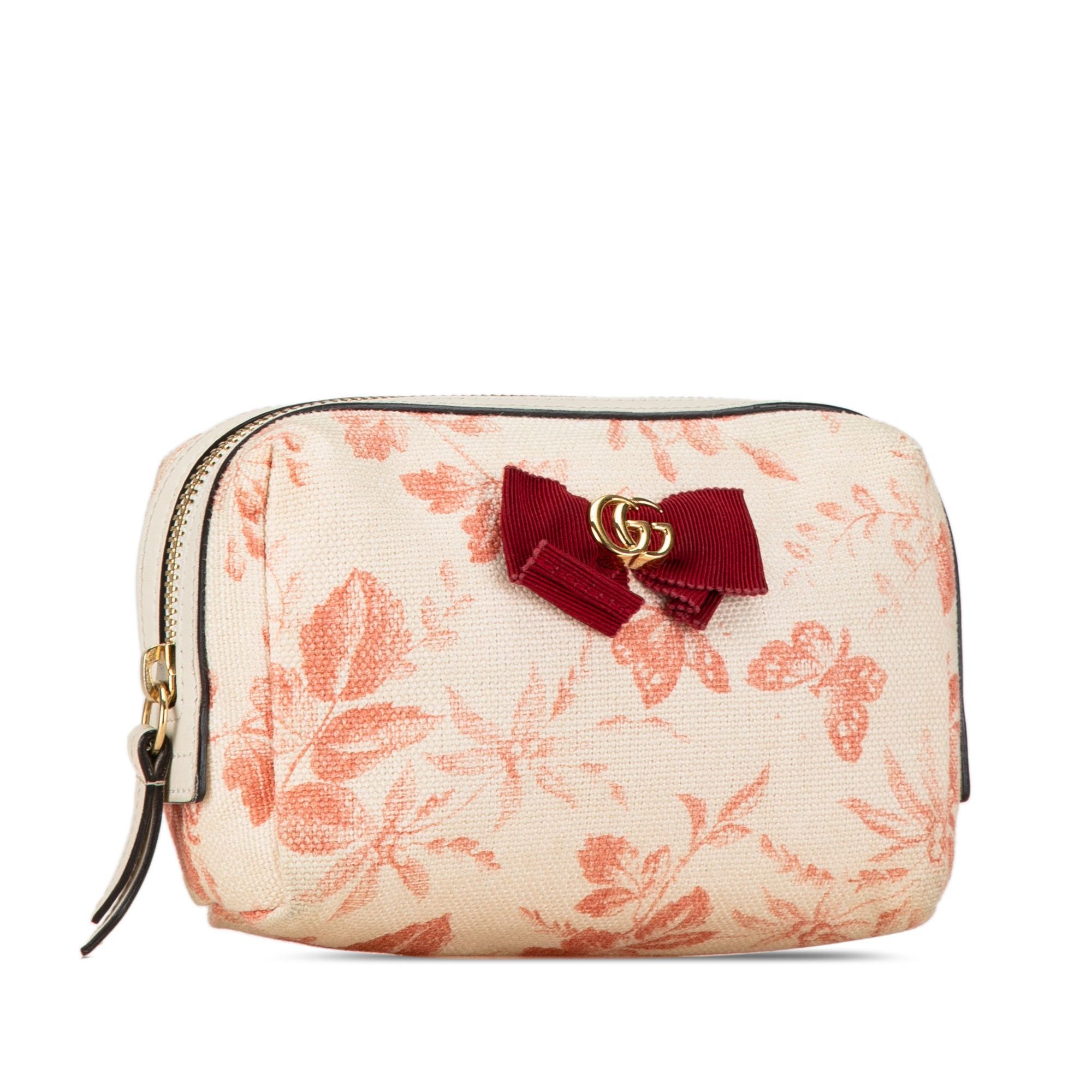 Gucci Gucci GG Marmont Herbarium Pouch Brown Size ONE SIZE - 2 Thumbnail
