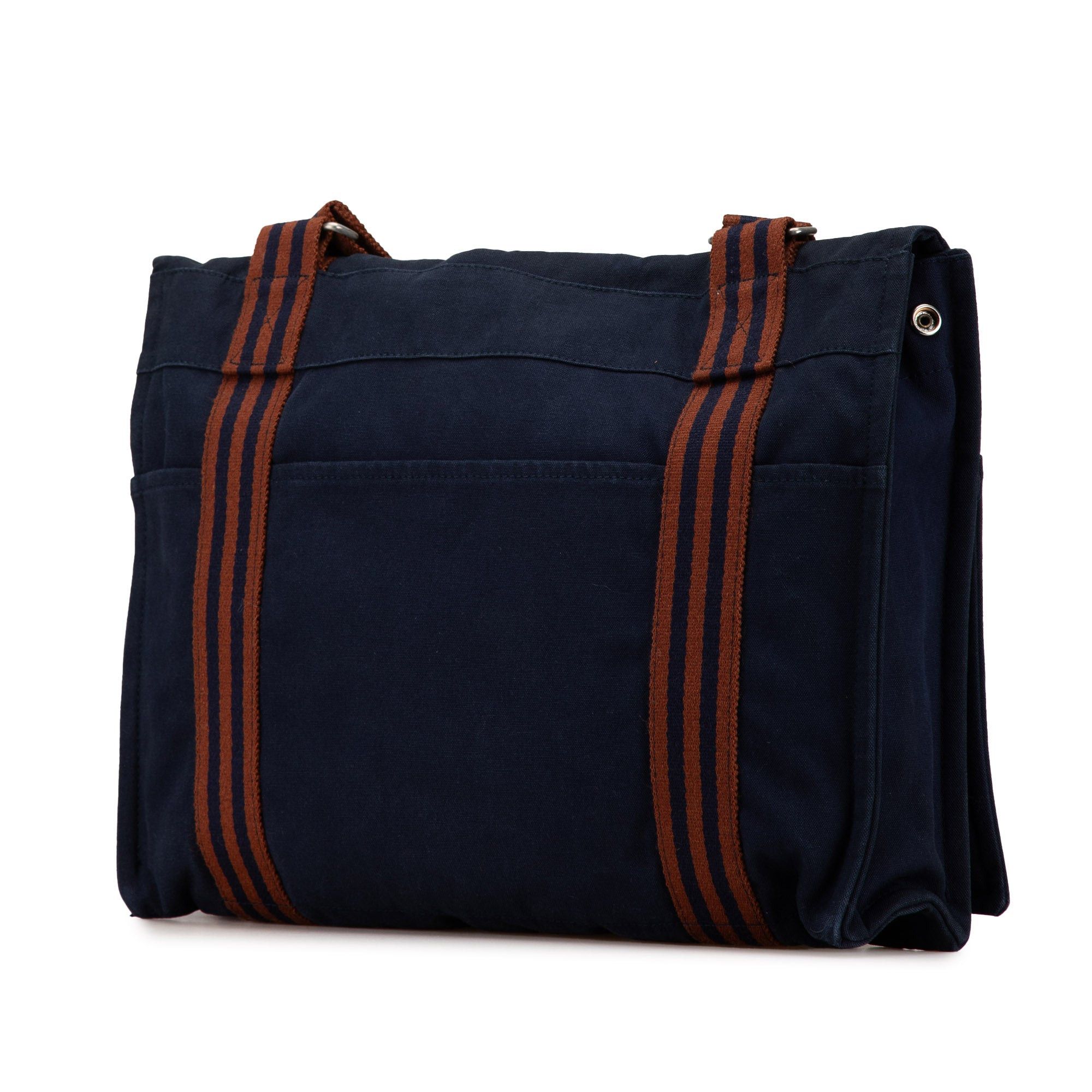 Hermes Hermès Tote Bassus MM Blue Size ONE SIZE - 2 Thumbnail