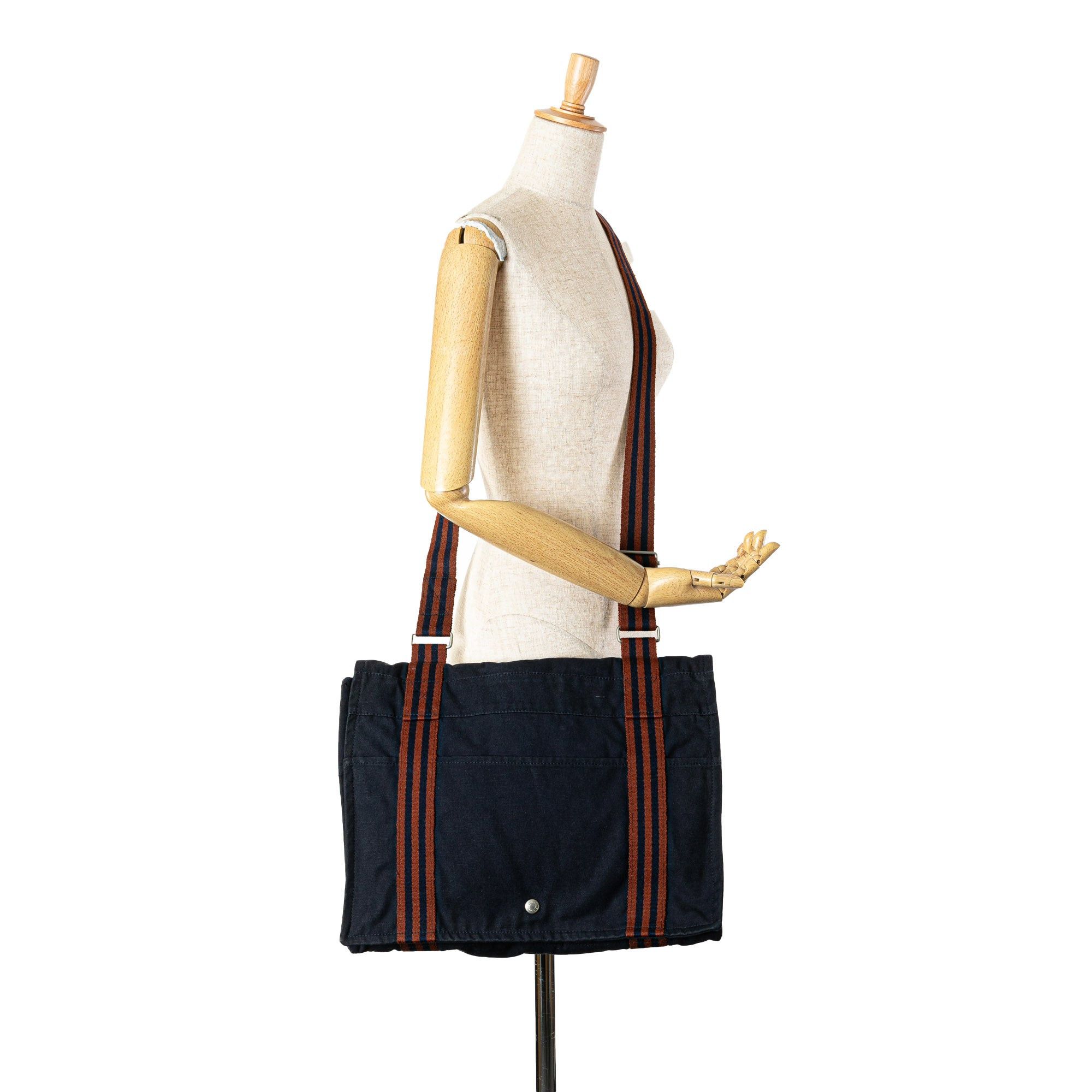 Hermes Hermès Tote Bassus MM Blue Size ONE SIZE - 7 Thumbnail