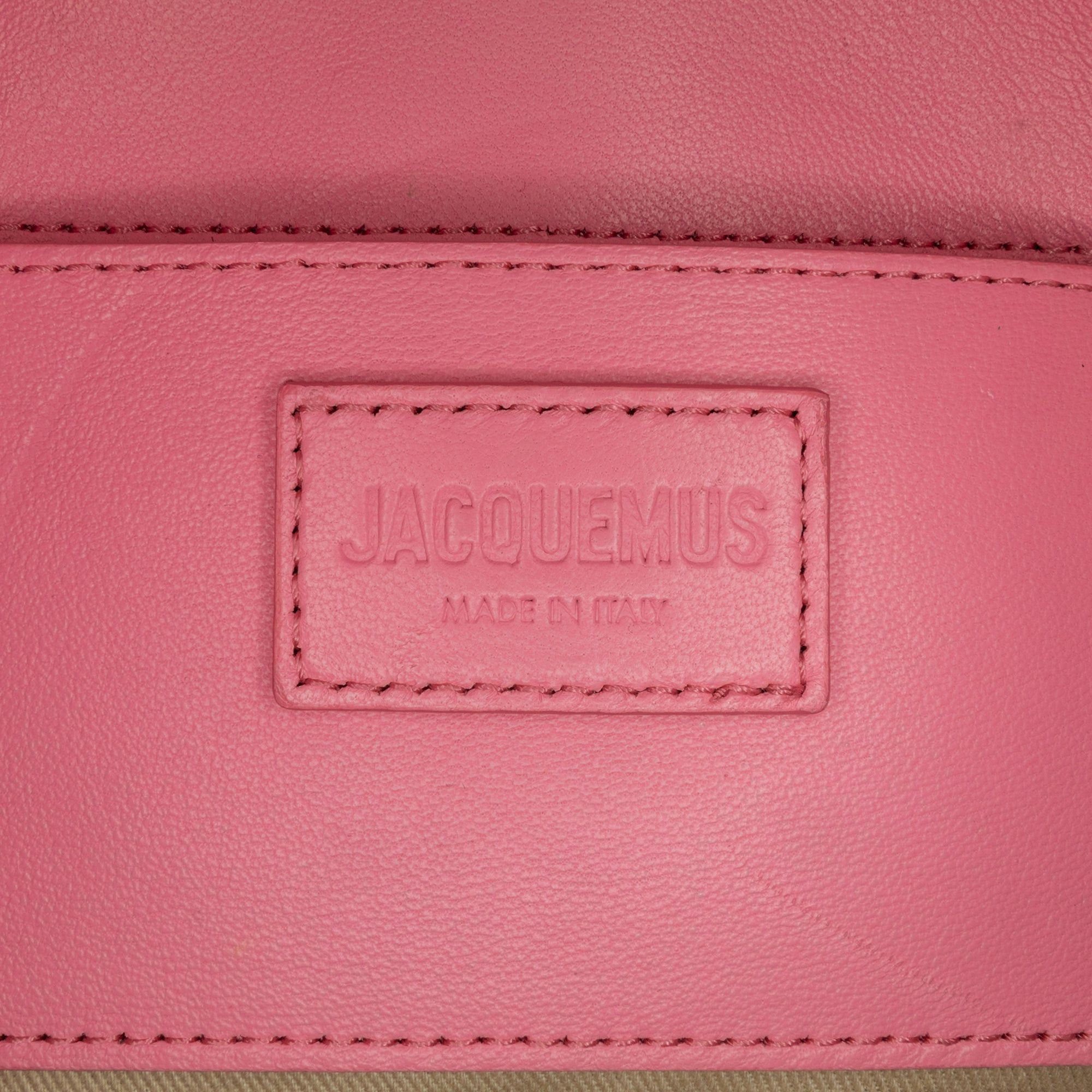 Jacquemus Jacquemus Lambskin Le Bambimou Satchel Pink Size ONE SIZE - 5 Thumbnail