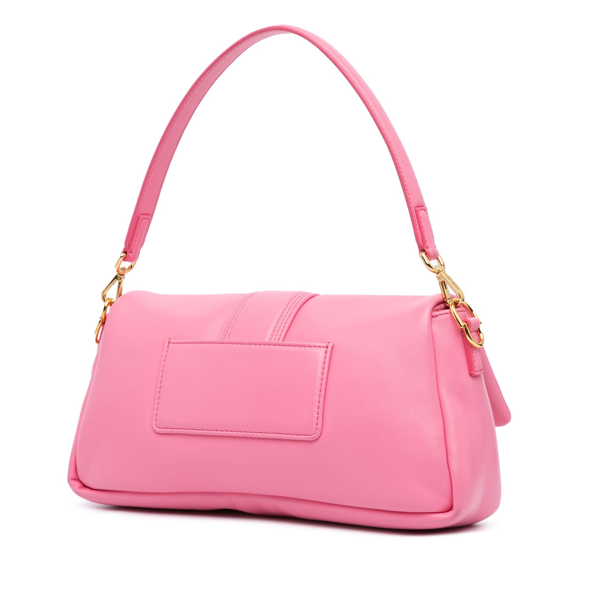 Jacquemus Jacquemus Lambskin Le Bambimou Satchel Pink Size ONE SIZE - 2 Thumbnail