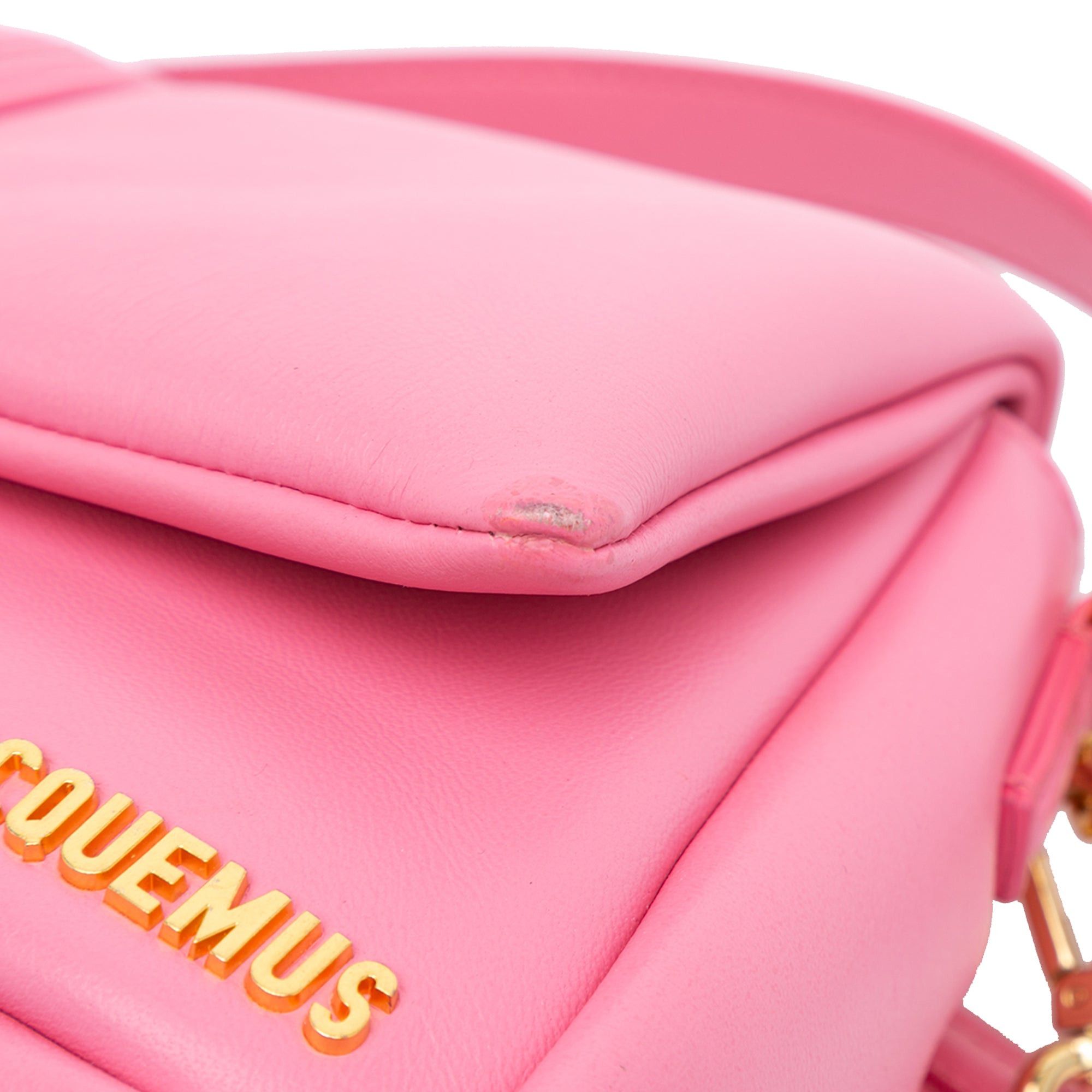 Jacquemus Jacquemus Lambskin Le Bambimou Satchel Pink Size ONE SIZE - 7 Thumbnail