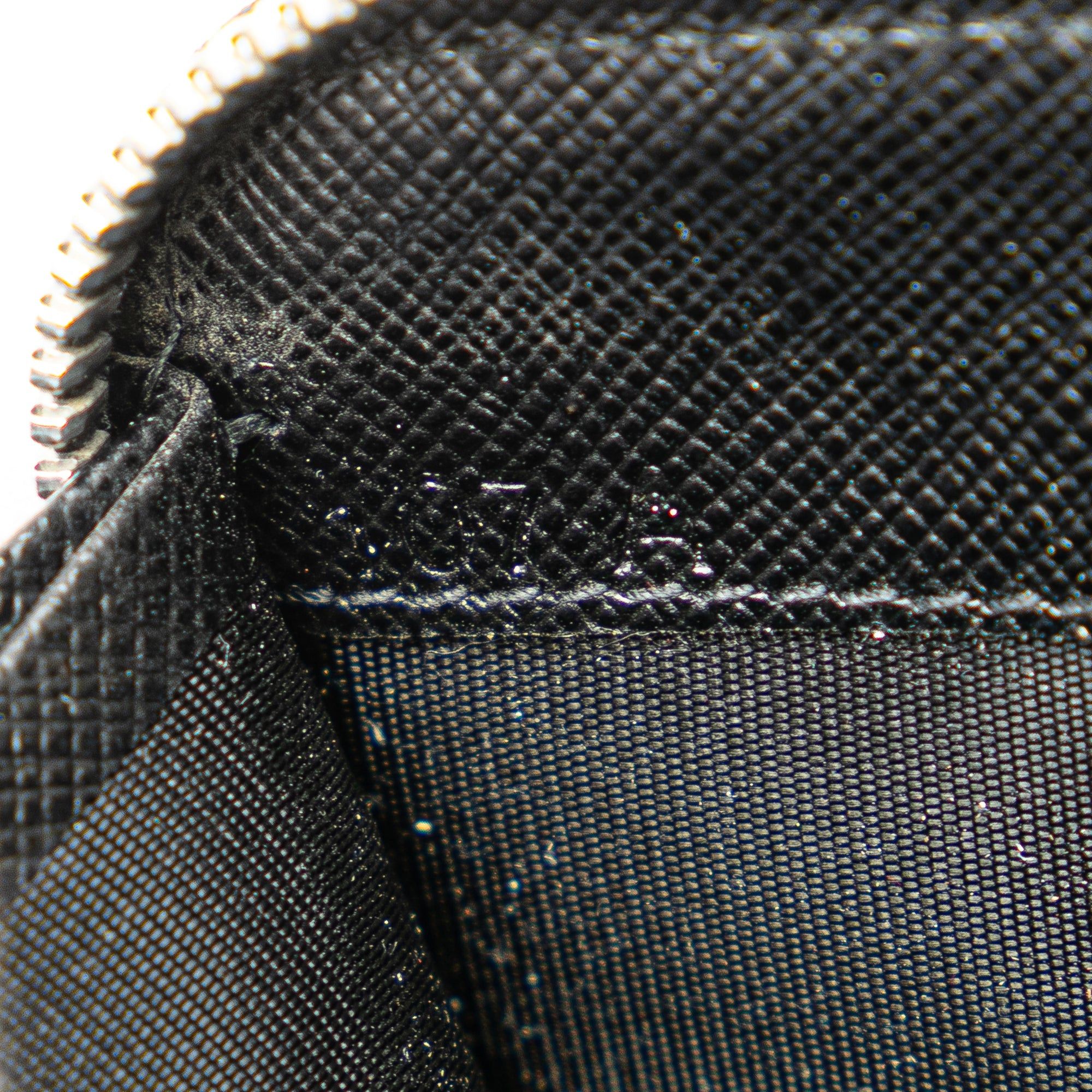 Prada Prada Saffiano Zip Around Wallet Black Size ONE SIZE - 7 Thumbnail