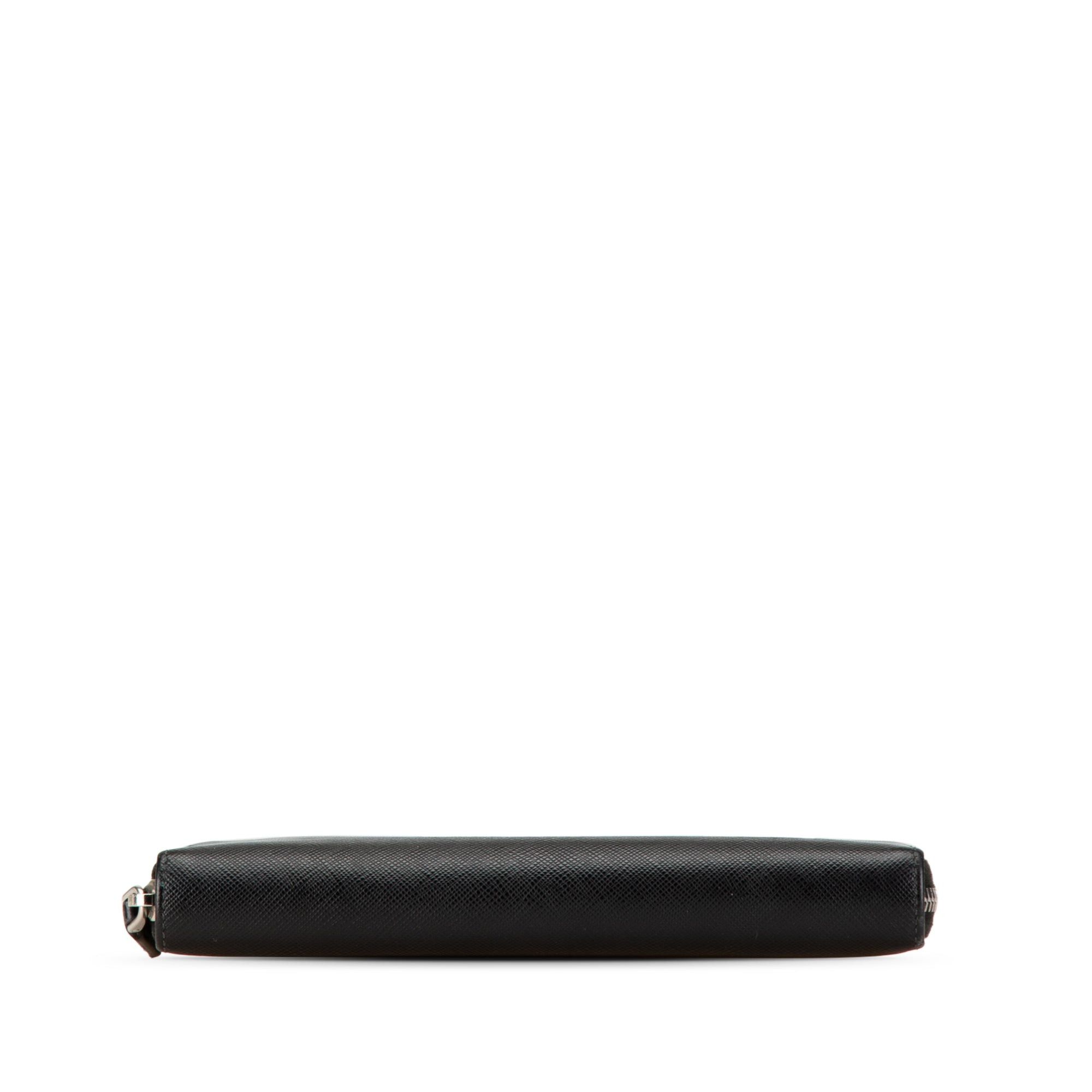 Prada Prada Saffiano Zip Around Wallet Black Size ONE SIZE - 3 Thumbnail