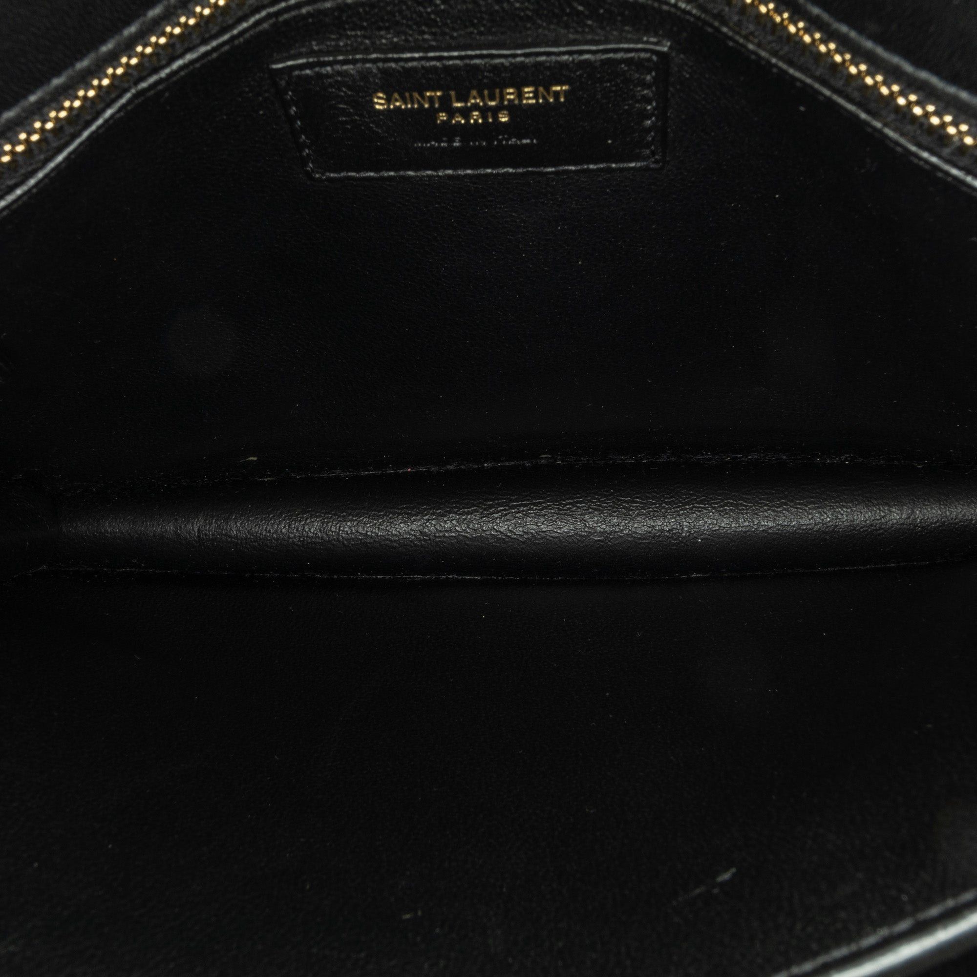 Saint Laurent Paris Saint Laurent Calf Hair Cassandra Crossbody Black Size ONE SIZE - 4 Thumbnail