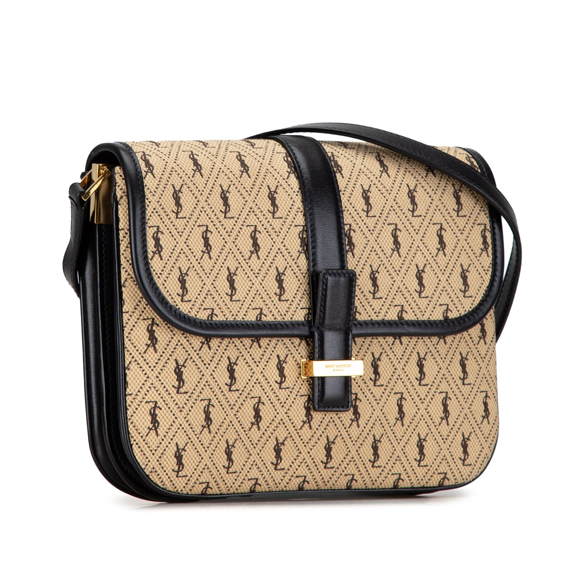 Saint Laurent Paris Saint Laurent Small Canvas Le Monogram Crossbody Brown Size ONE SIZE - 2 Thumbnail