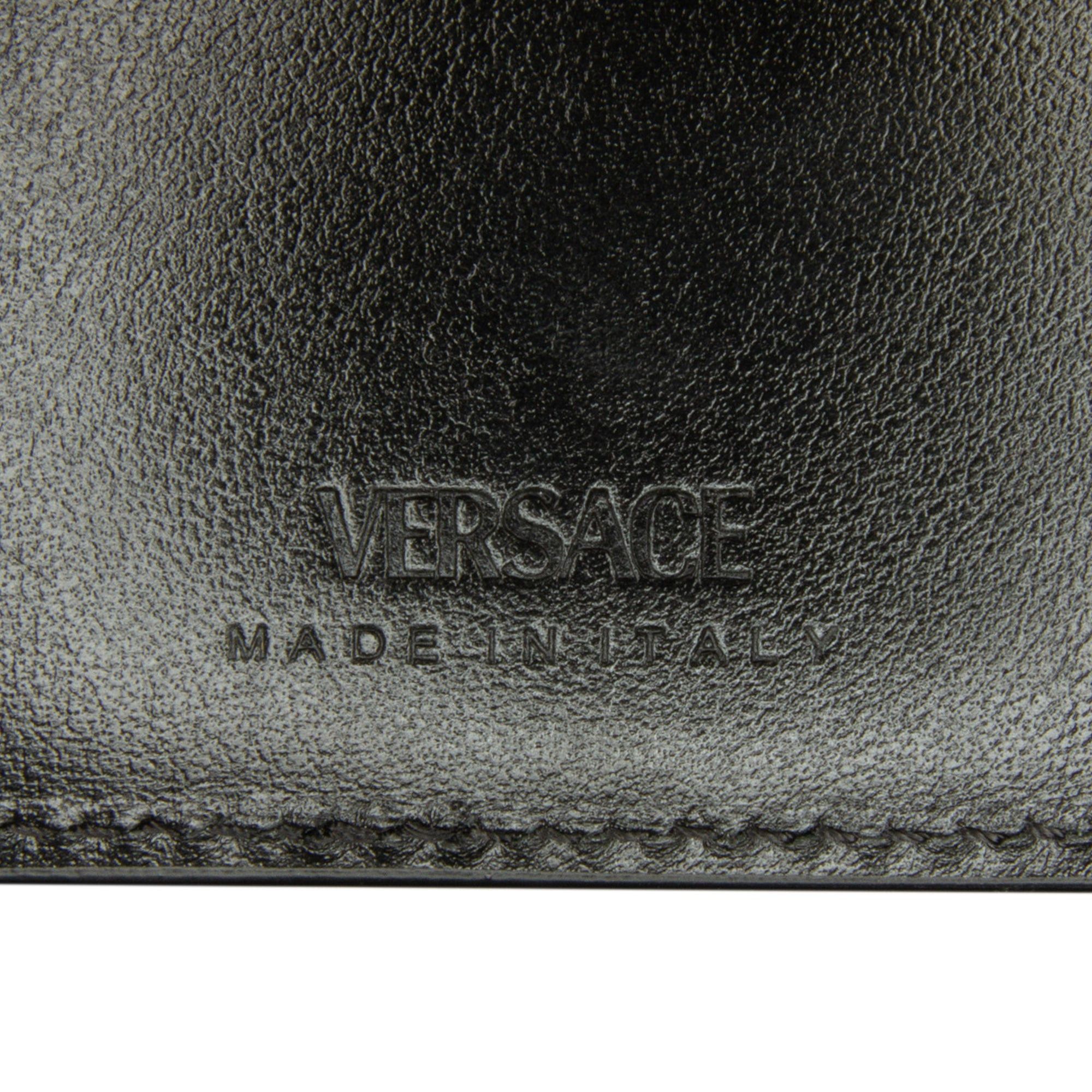 Versace Versace La Greca Small Wallet Black Size ONE SIZE - 9 Thumbnail