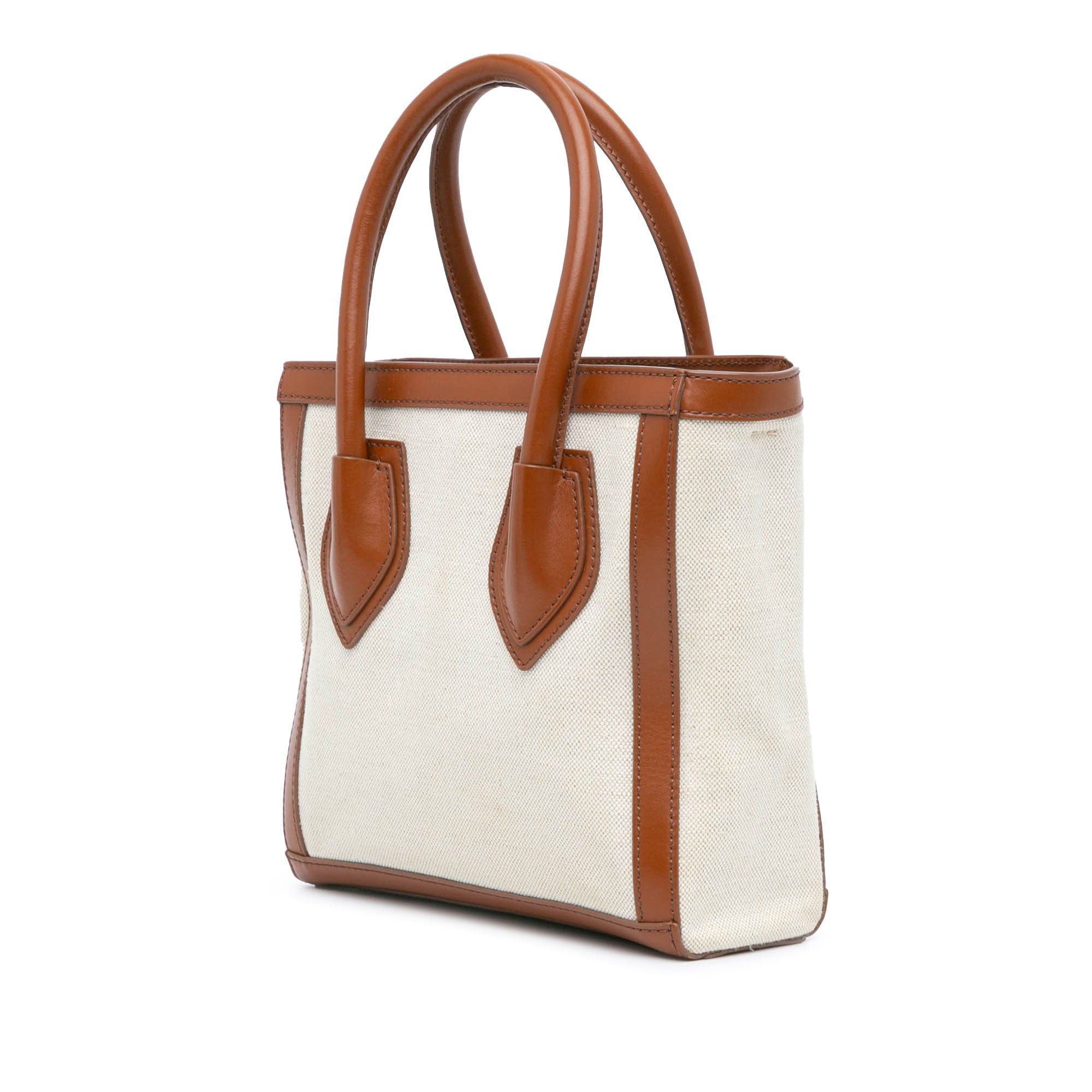 Balmain Balmain Canvas B-Army 24 Shopping Satchel Brown Size ONE SIZE - 2 Thumbnail
