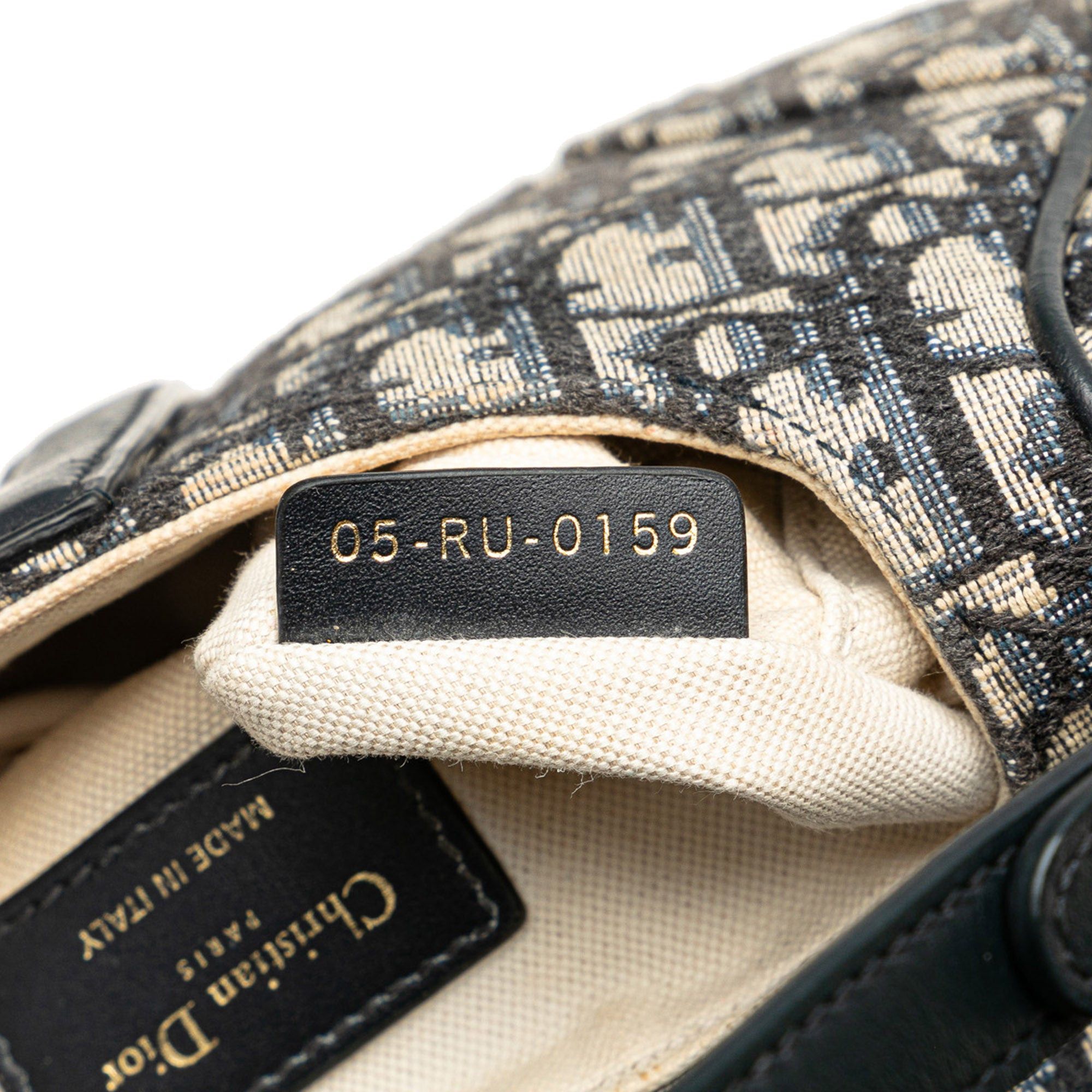 Dior Dior Mini Oblique Canvas Saddle Blue Size ONE SIZE - 6 Thumbnail