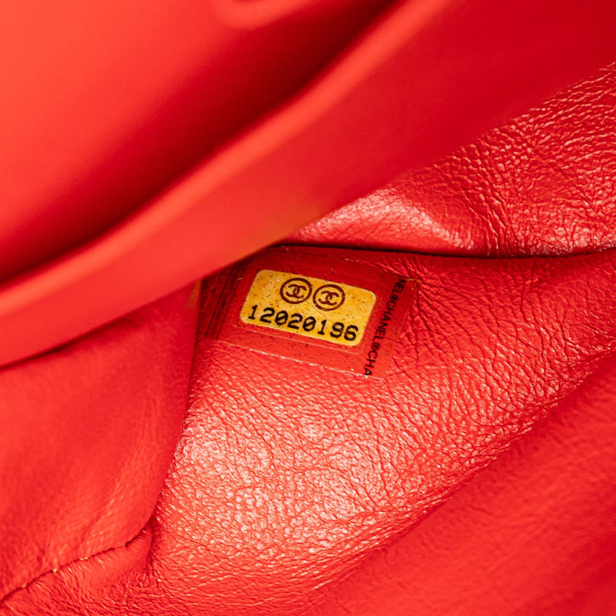 Chanel Chanel Jumbo Tweed Double Flap Red Size ONE SIZE - 6 Thumbnail