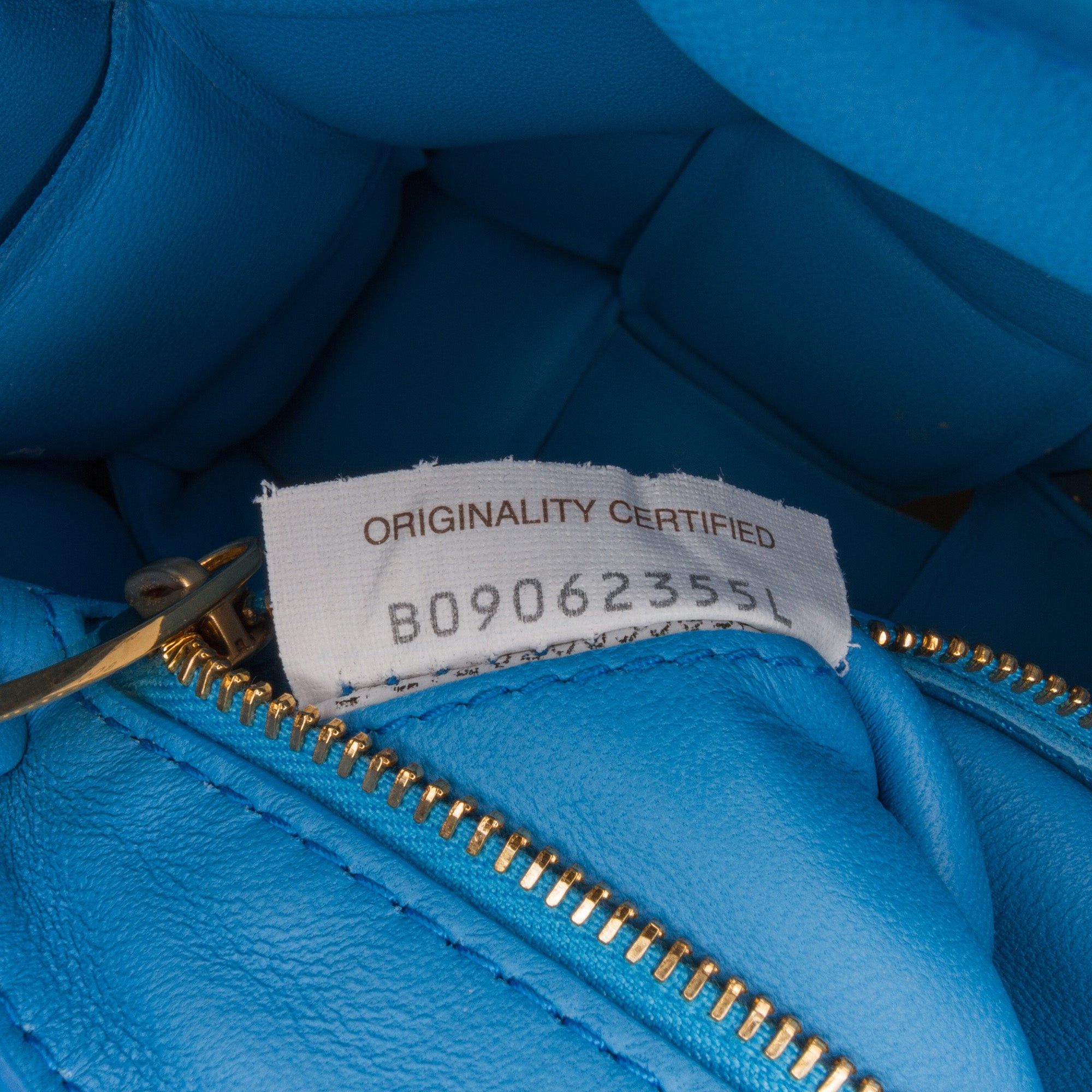 Bottega Veneta Bottega Veneta Nappa Intrecciato Padded Chain Cassette Satchel Blue Size ONE SIZE - 8 Thumbnail