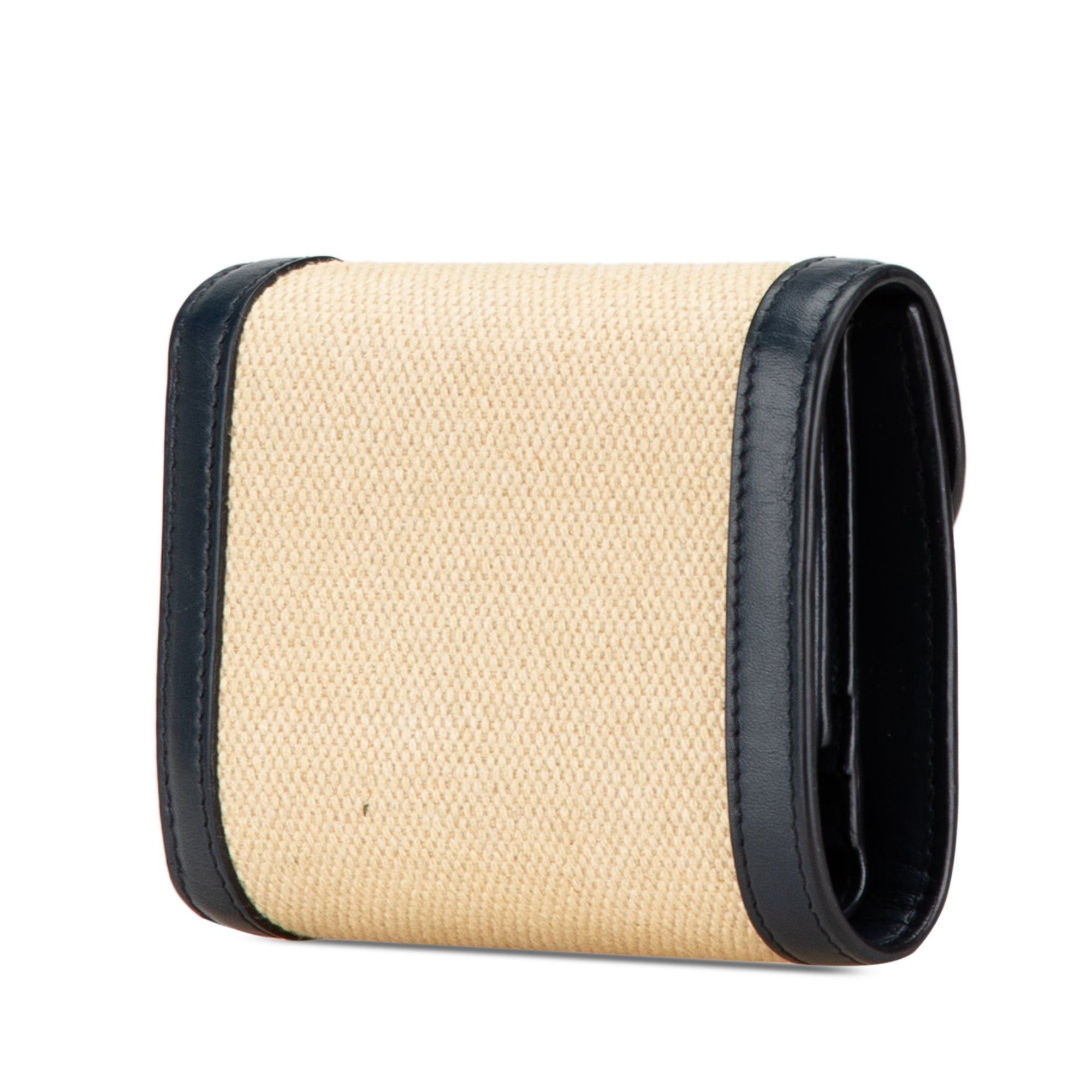 Celine Celine Triomphe Canvas Tri-fold Wallet Brown Size ONE SIZE - 2 Thumbnail