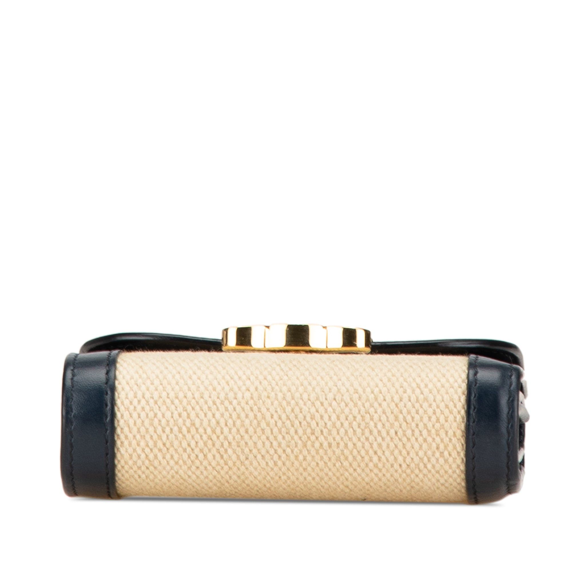 Celine Celine Triomphe Canvas Tri-fold Wallet Brown Size ONE SIZE - 3 Thumbnail