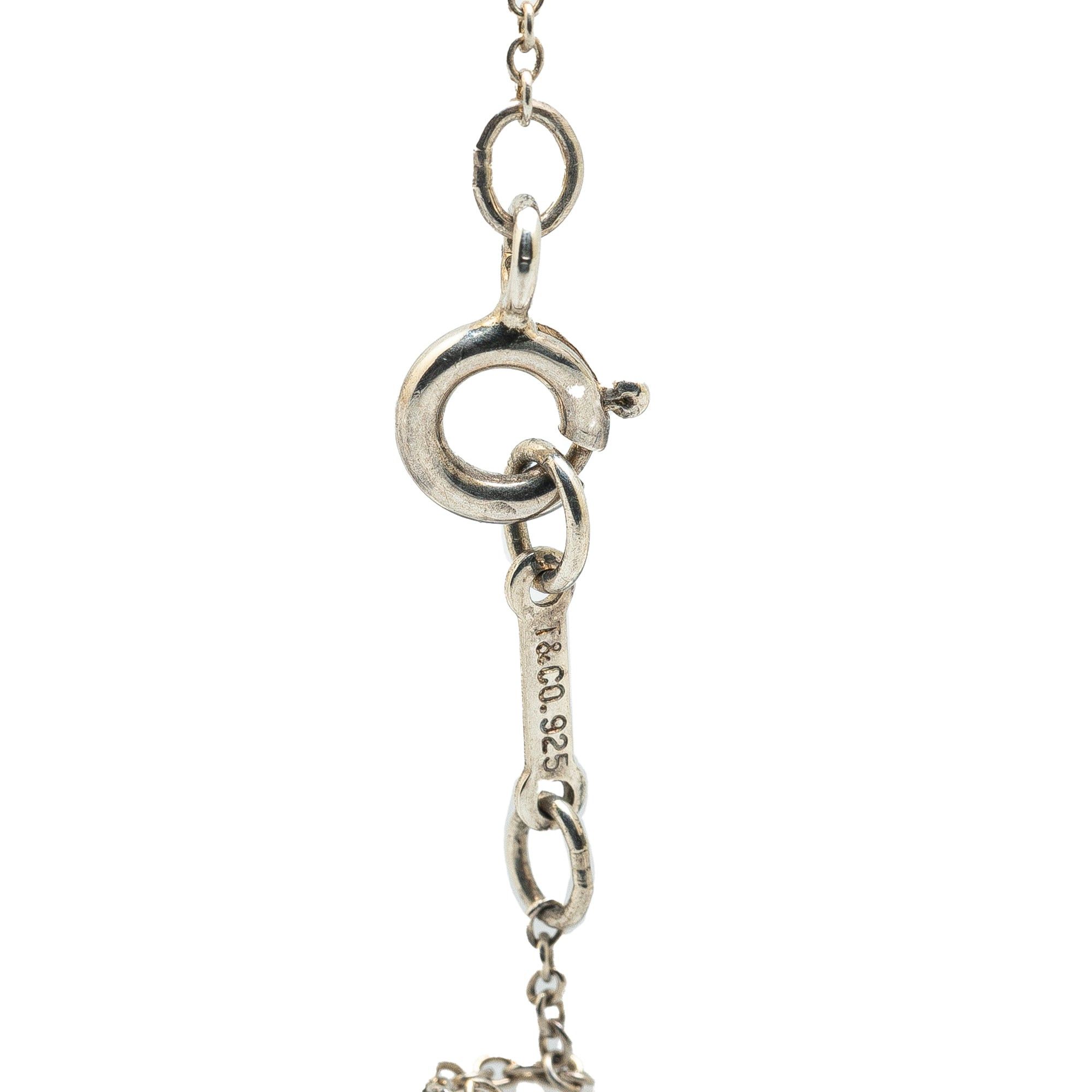 Tiffany & Co. Tiffany Paloma Picasso Sterling Silver Loving Heart Pendant Necklace Silver Size ONE SIZE - 3 Thumbnail