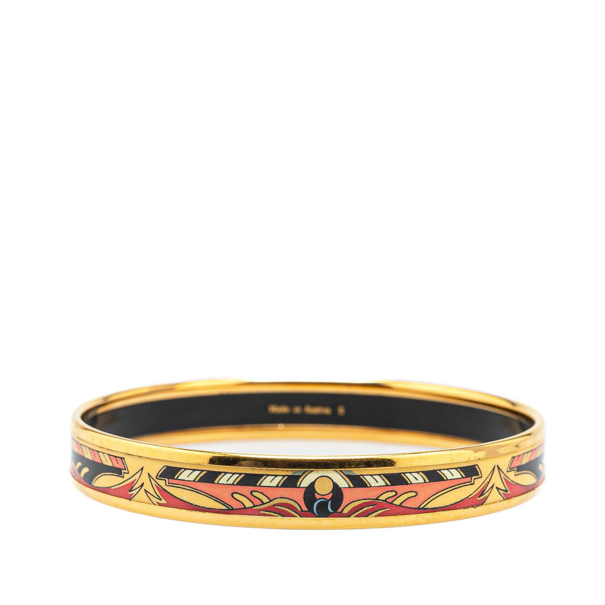 Hermes Hermès Narrow Cloisonne Enamel Bangle 62 Black Size ONE SIZE - 3 Thumbnail
