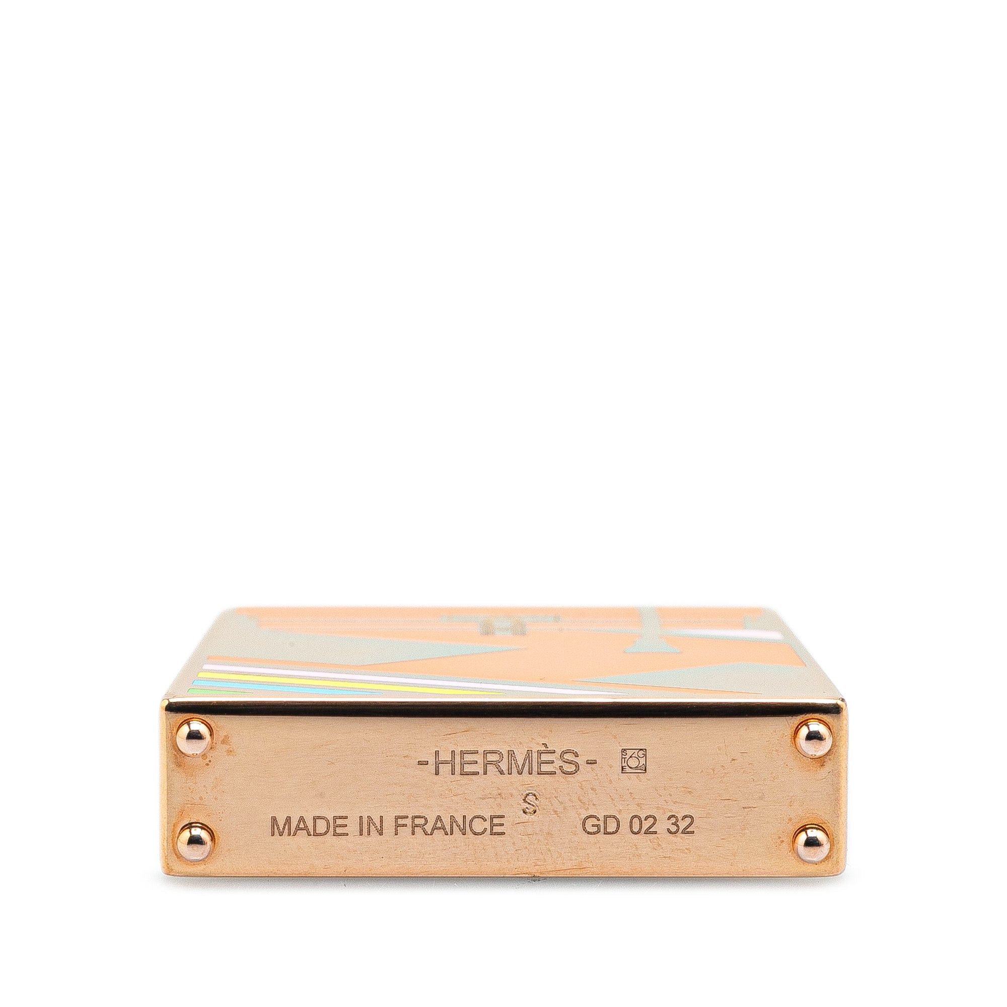 Hermès Rose Gold Plated Curiosite Kelly Laque H Vibration  display picture 2