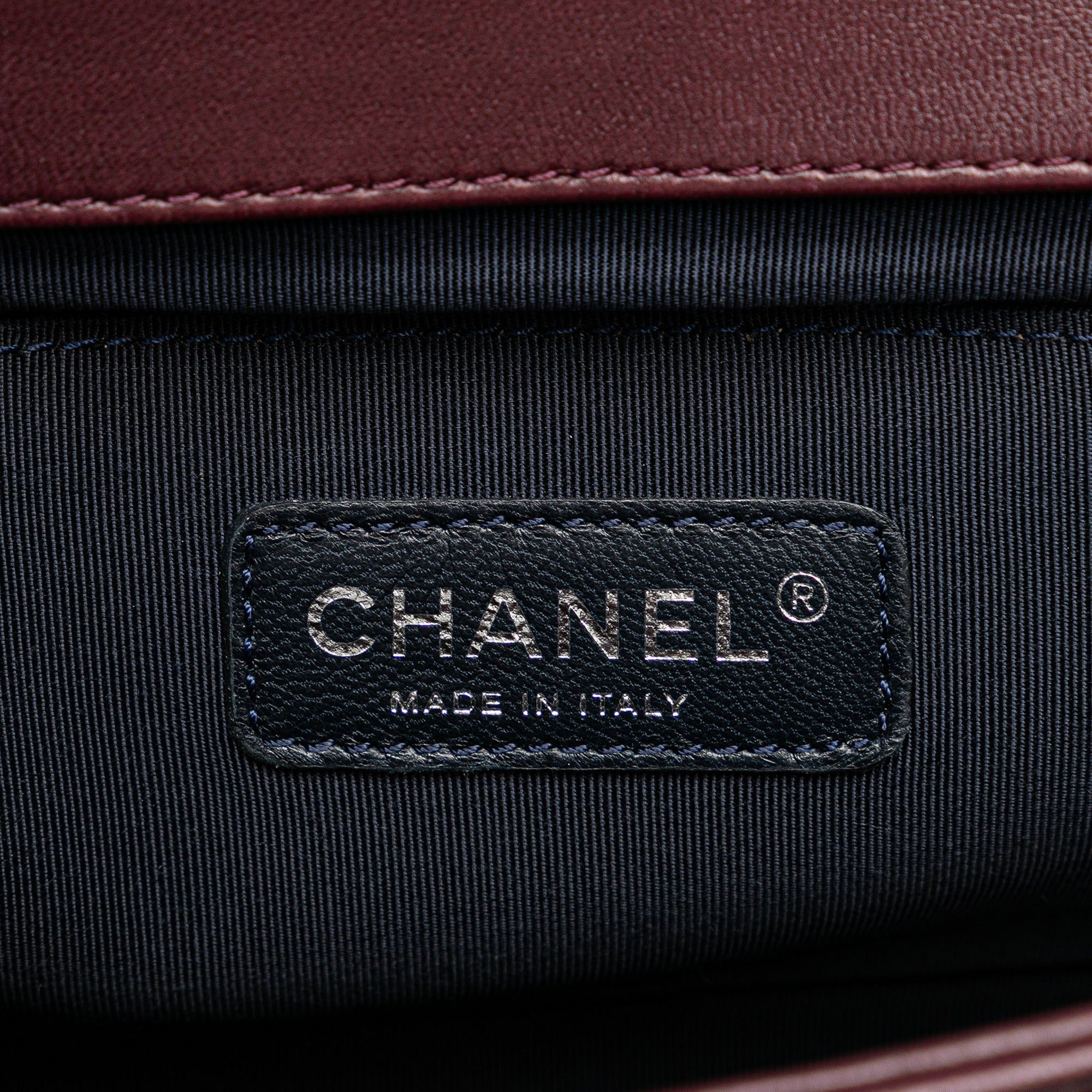 Chanel Chanel Medium Velvet and Tweed Boy Flap Red Size ONE SIZE - 5 Thumbnail