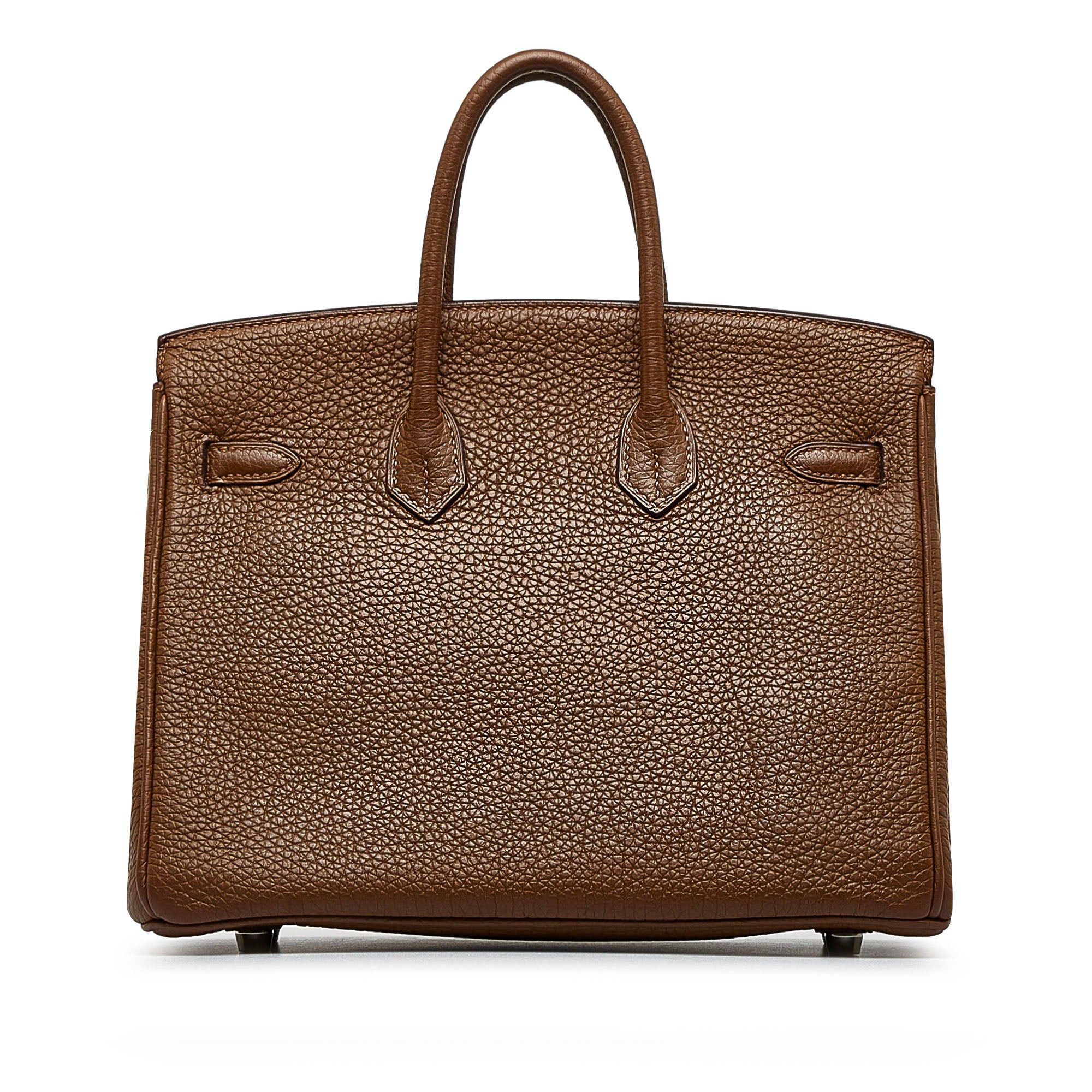 Hermes Hermès Togo Birkin Retourne 25 Brown Size ONE SIZE - 3 Thumbnail