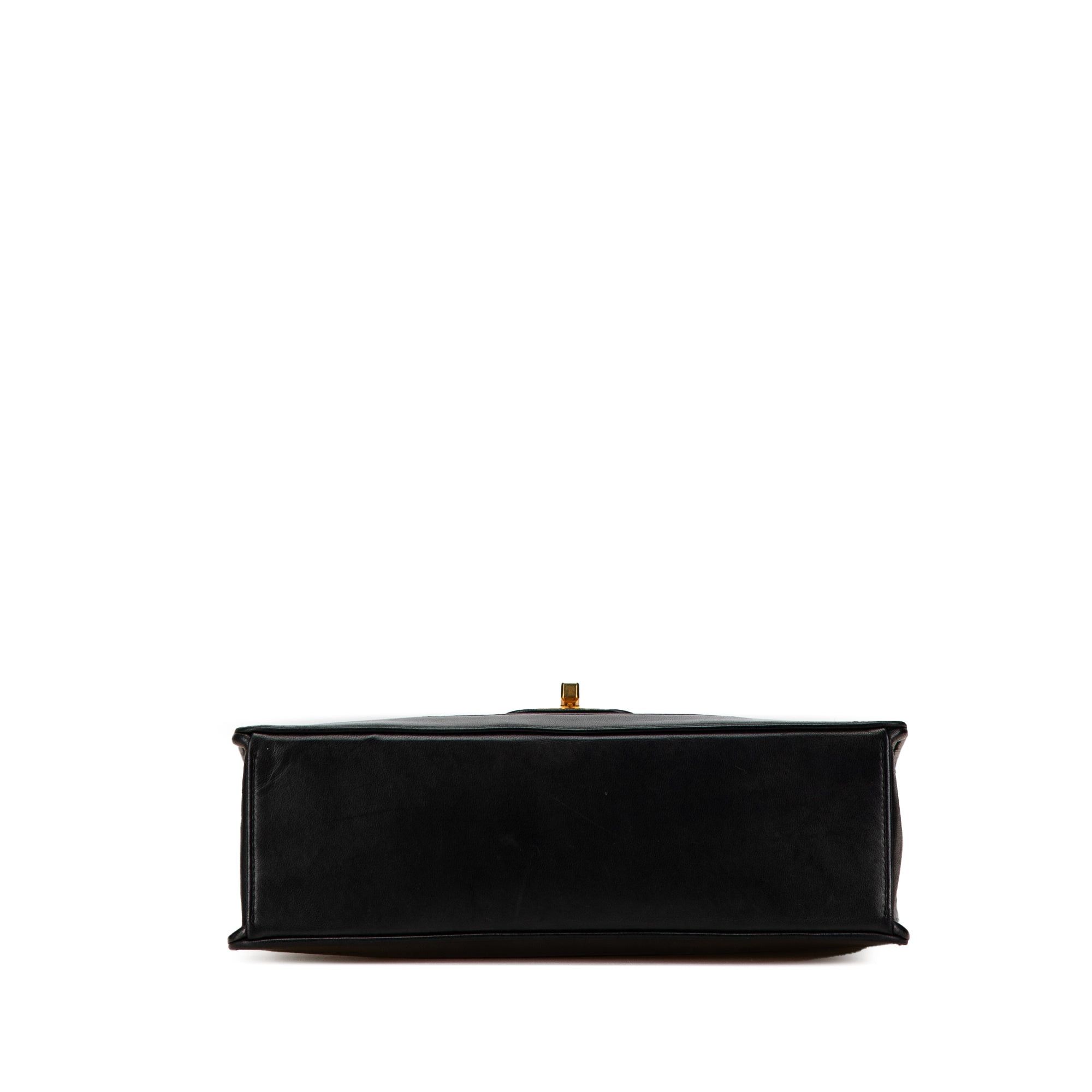 Chanel Chanel Medium Reissue 2.55 Quilted Lambskin Single Flap Black Size ONE SIZE - 3 Thumbnail