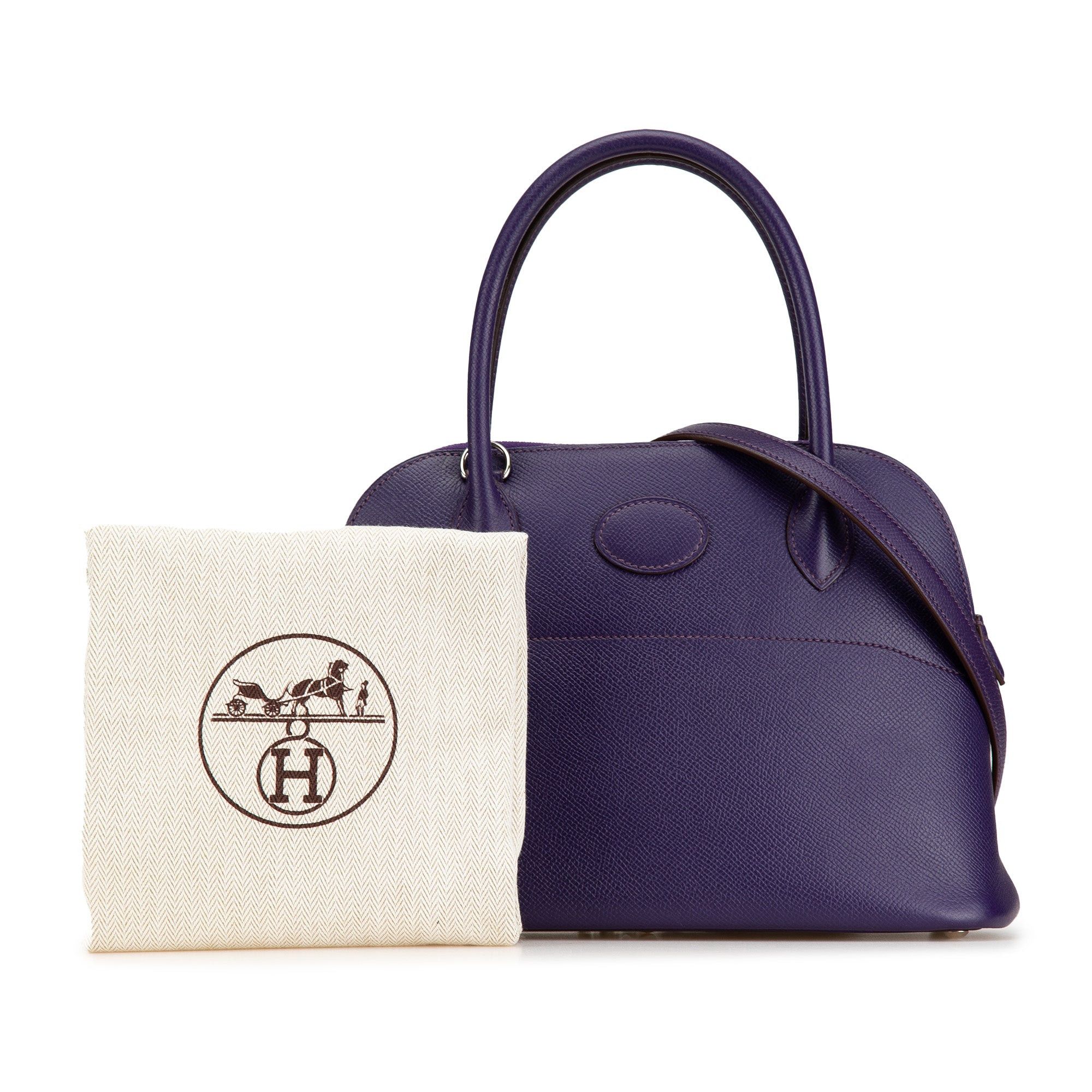 Hermes Hermès Epsom Bolide 27 Purple Size ONE SIZE - 8 Thumbnail