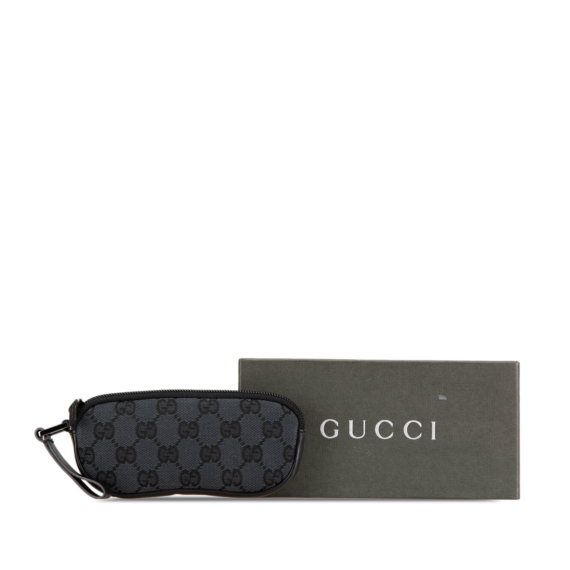 Gucci Gucci GG Canvas Eyeglass Pouch Black Size ONE SIZE - 7 Thumbnail